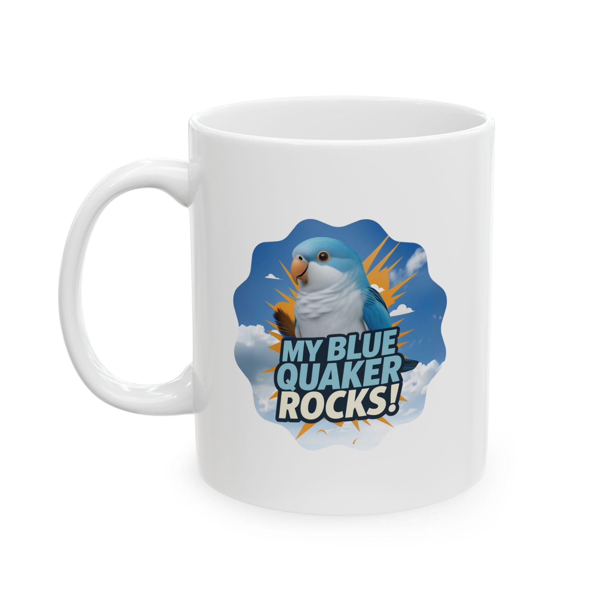 My Blue Quaker Rocks Mug