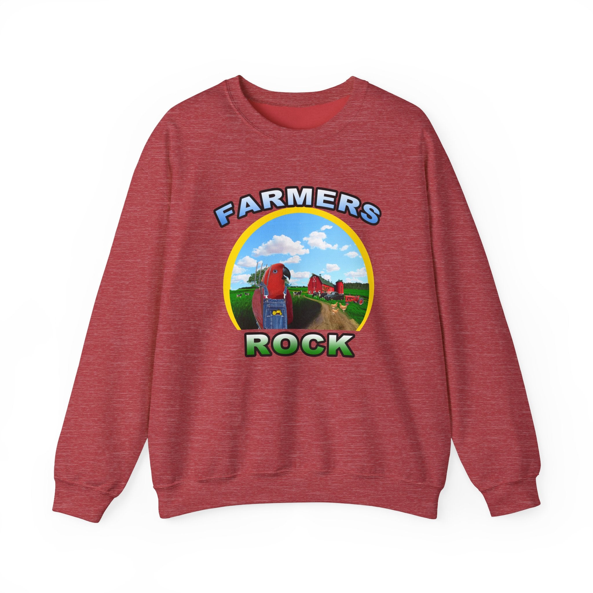 Farmers Rock Red Eclectus Sweatshirt