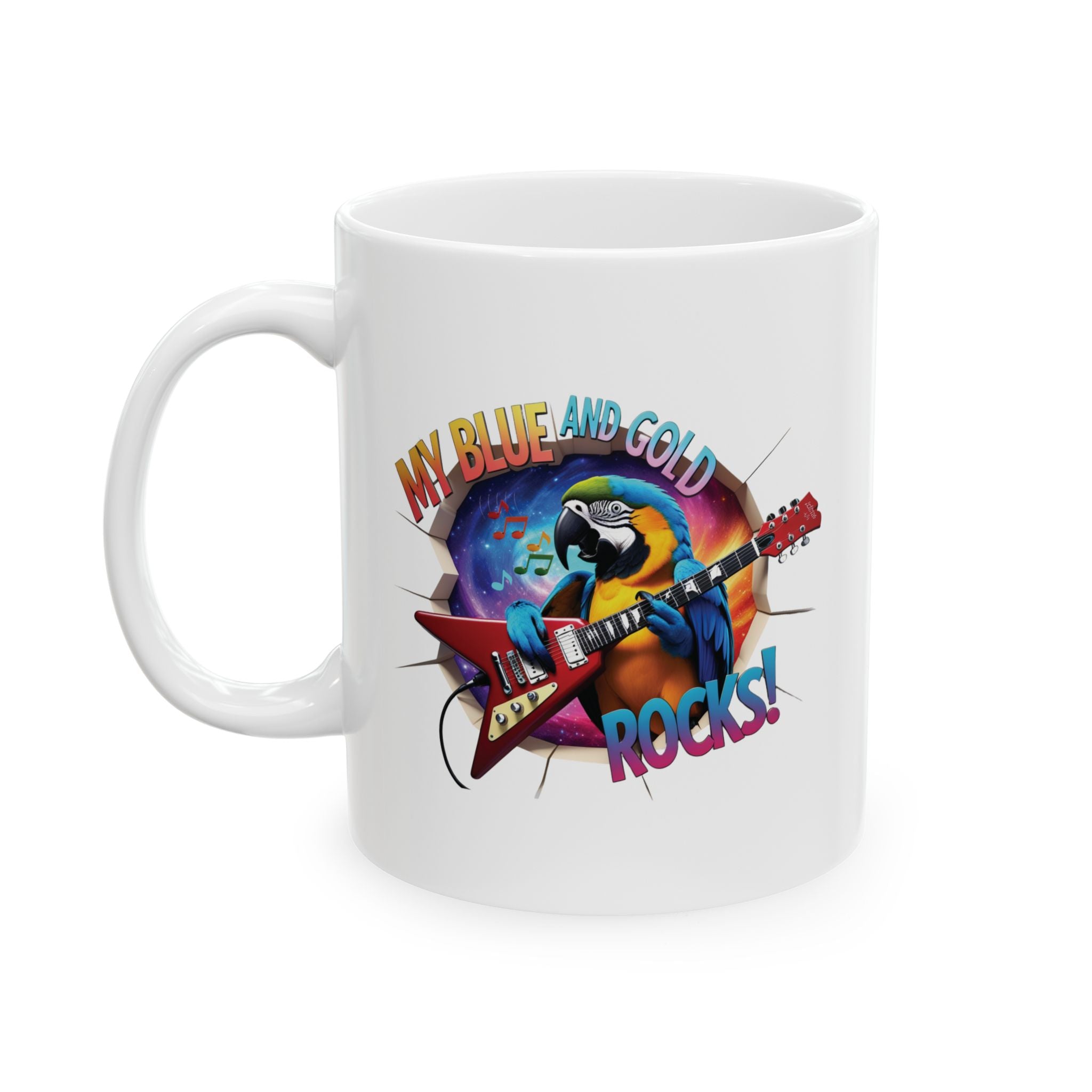 My Blue & Gold Rocks Mug