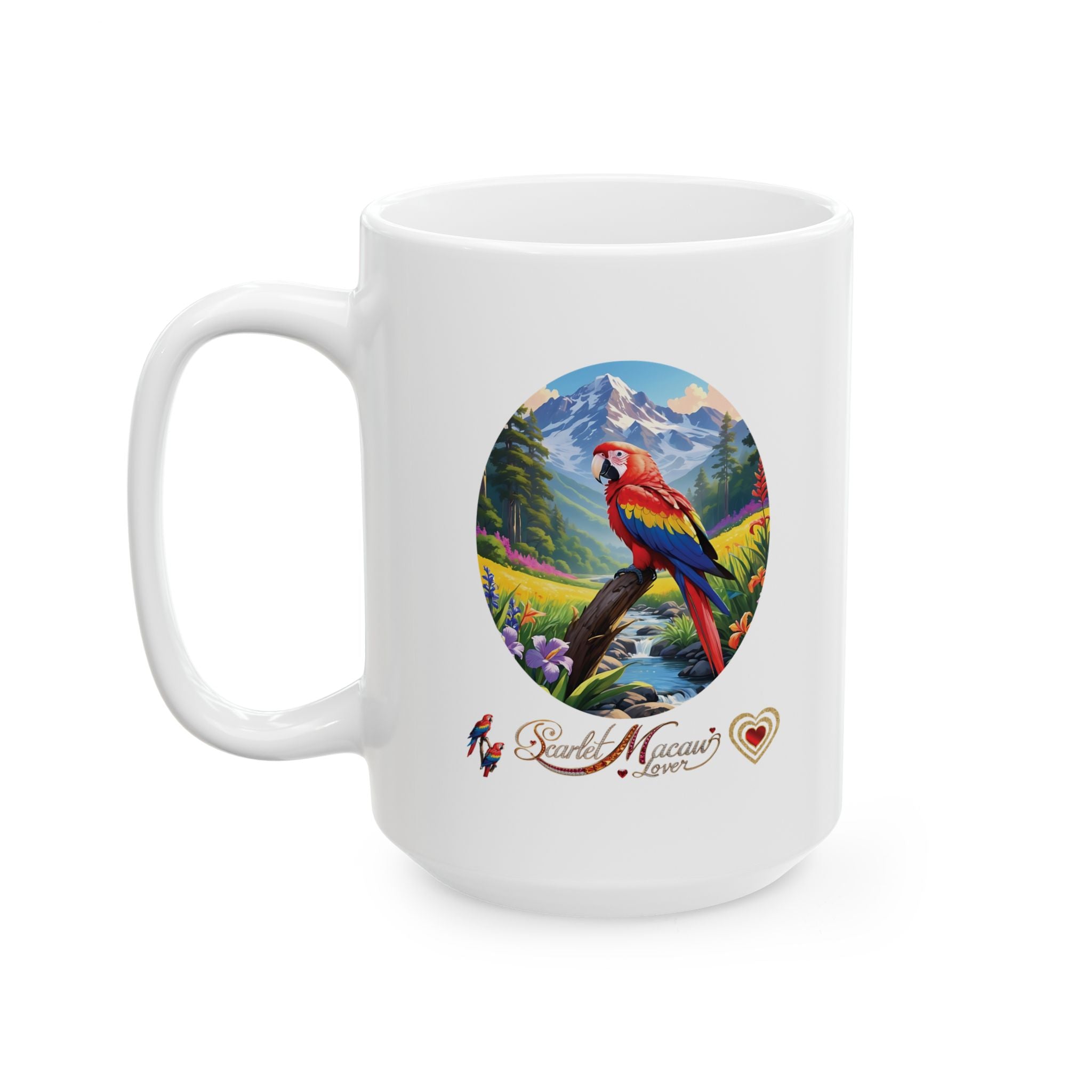 Nature Scarlet Macaw Lover Mug