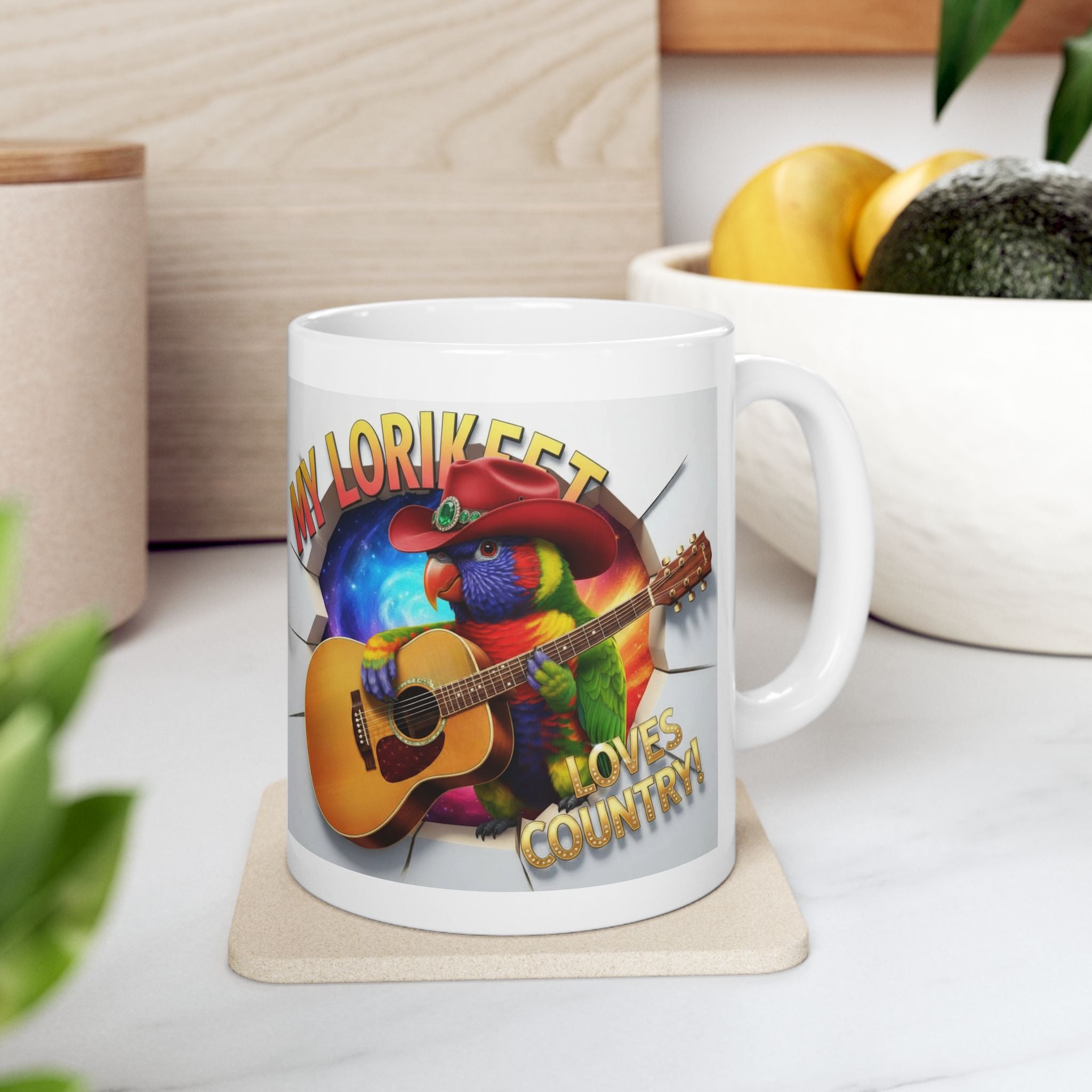 My Lorikeet Loves Country Mug