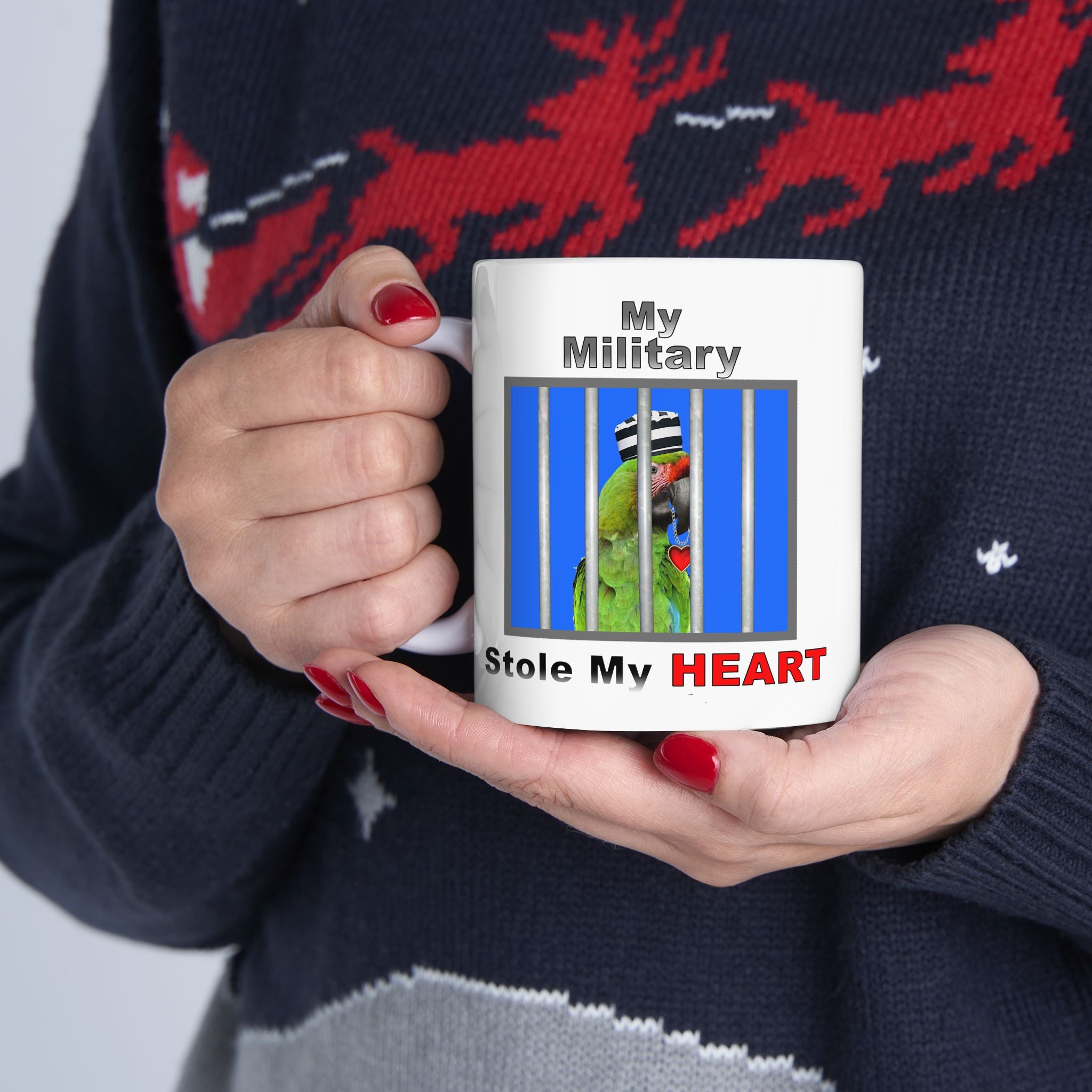 My Military Stole My Heart Jailbird Mug