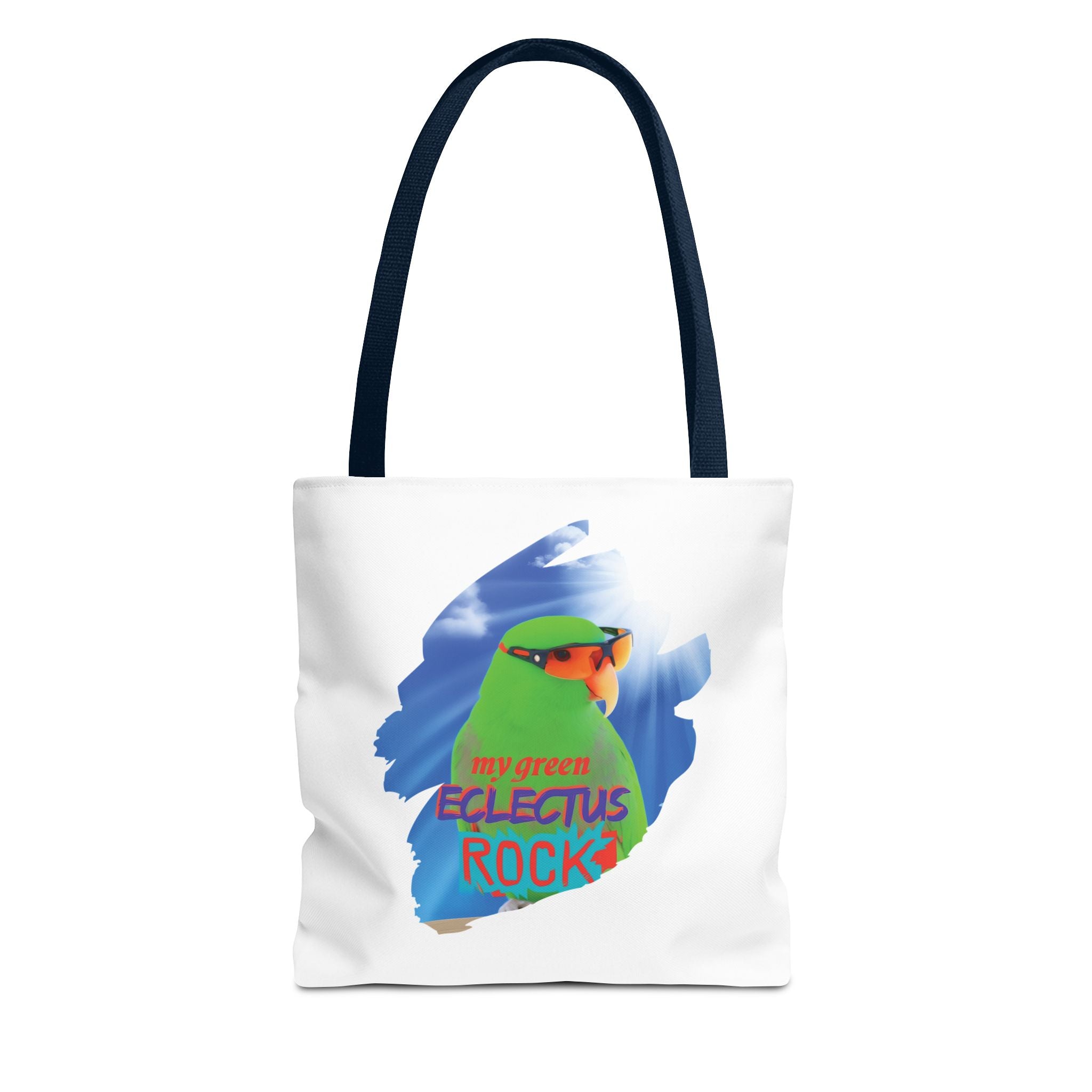 Green Eclectus Tote Bag