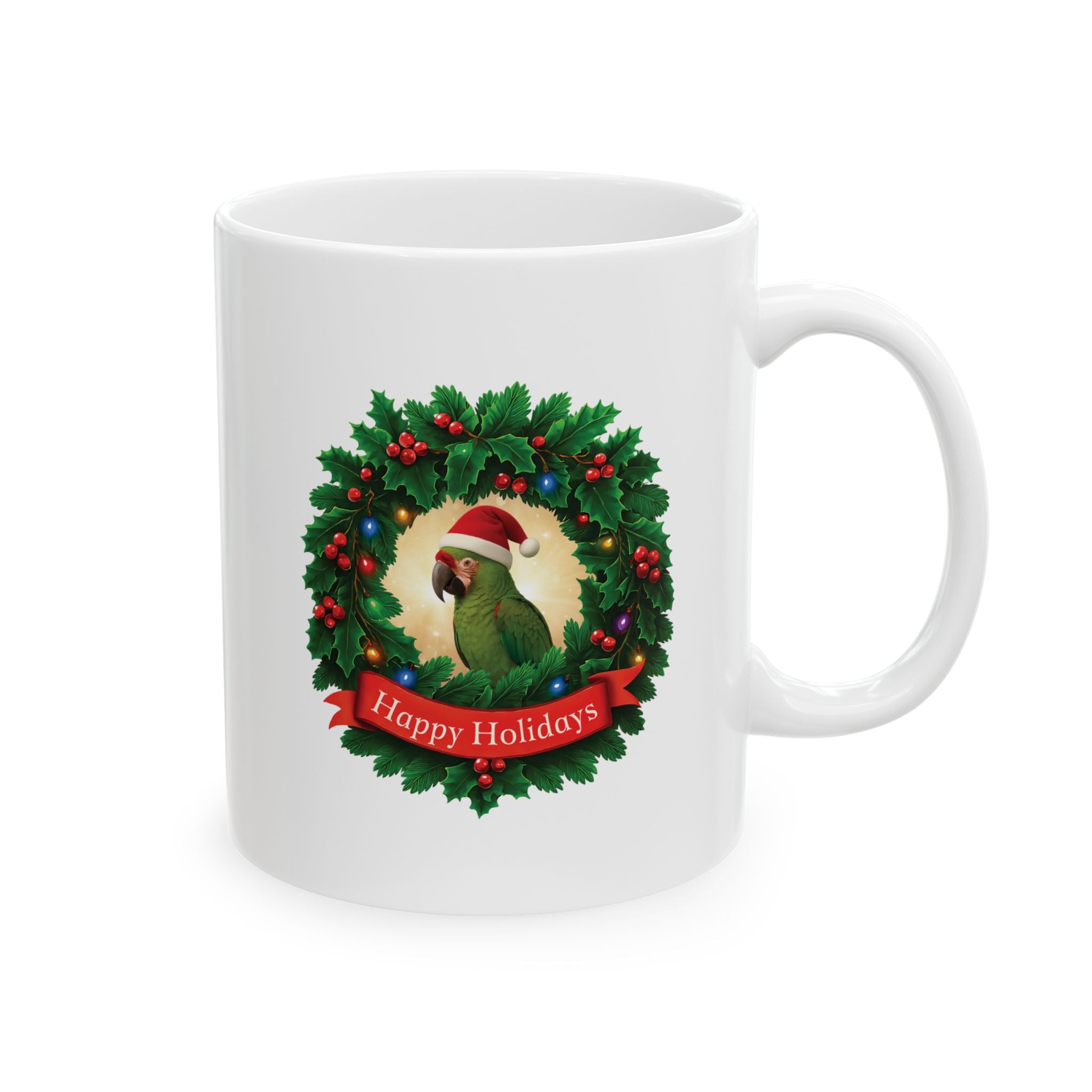 Happy Holidays Military Mug