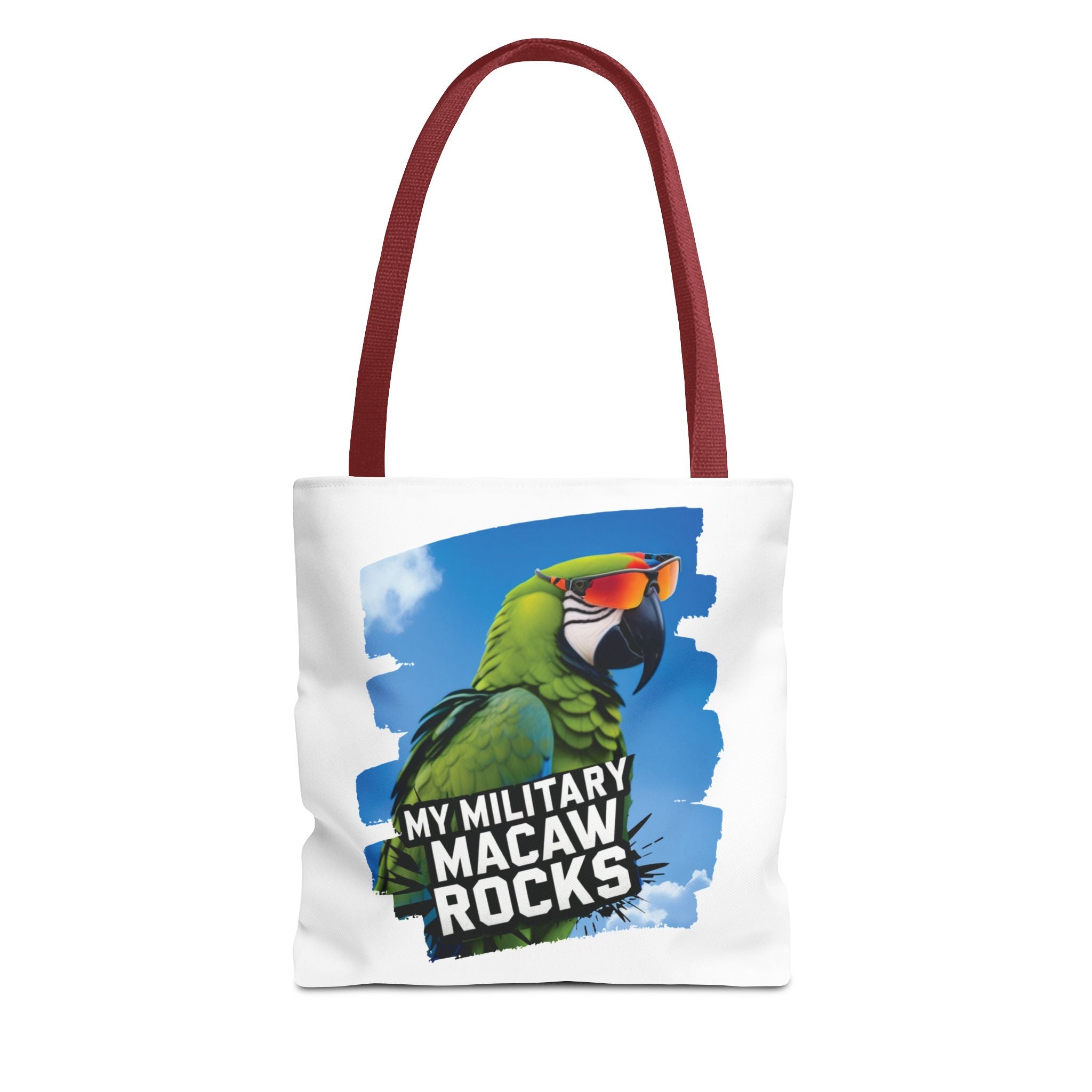 My Military Macaw Rocks Tote Bag