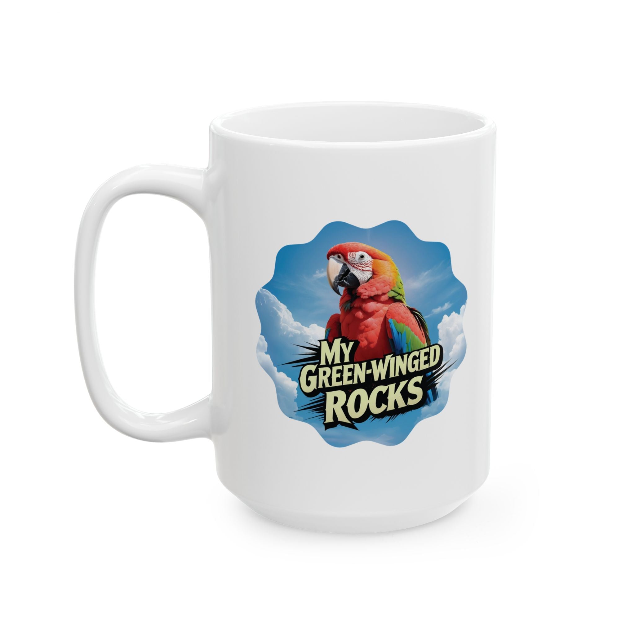 My Green Winged Rocks Mug