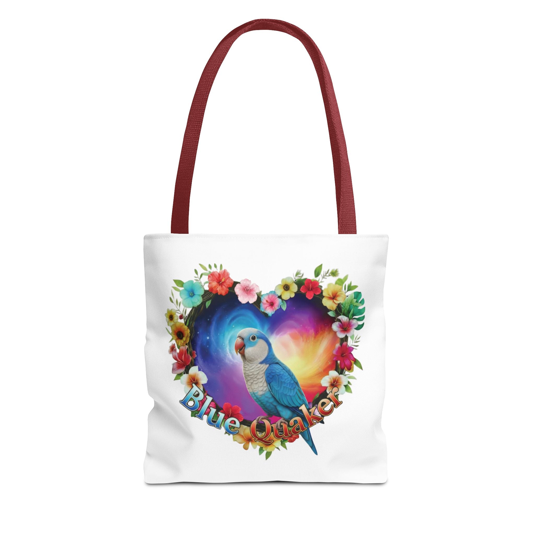 Blue Quaker Bird Tote Bag