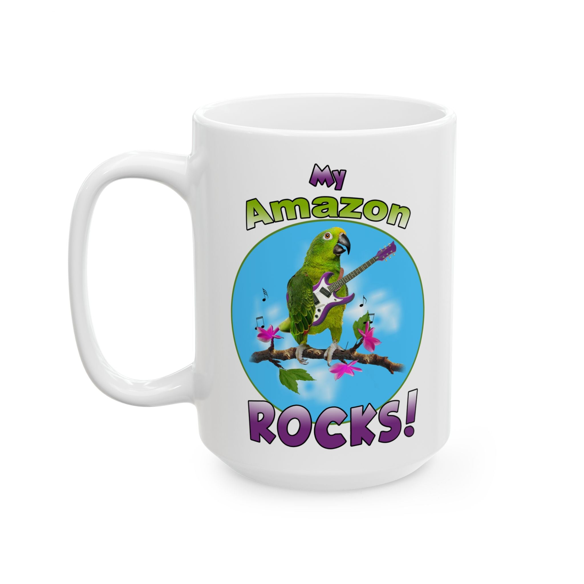 My Amazon Rocks Guitar Mug