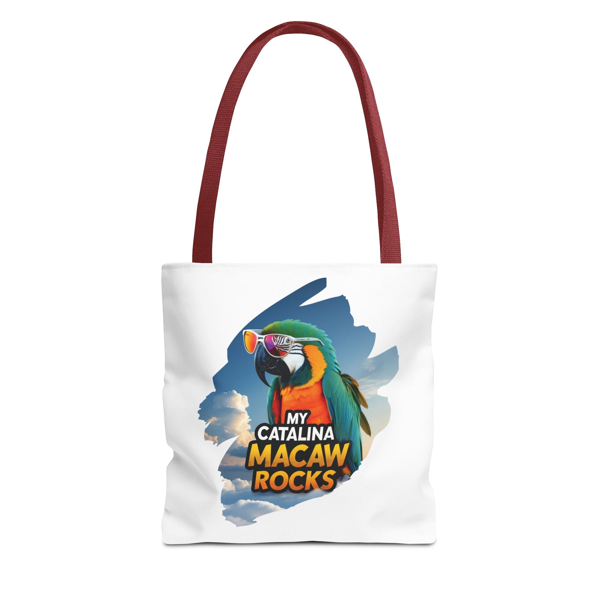 Catalina Macaw Rocks Tote Bag