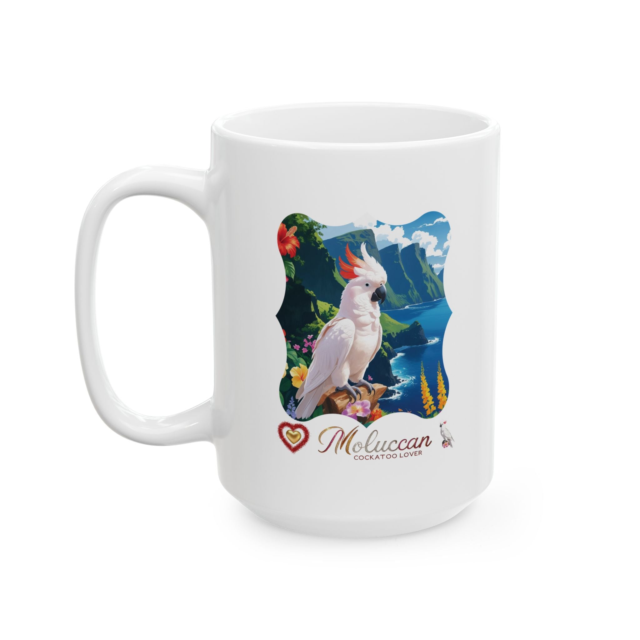Moluccan Cockatoo Lover Valley Mug