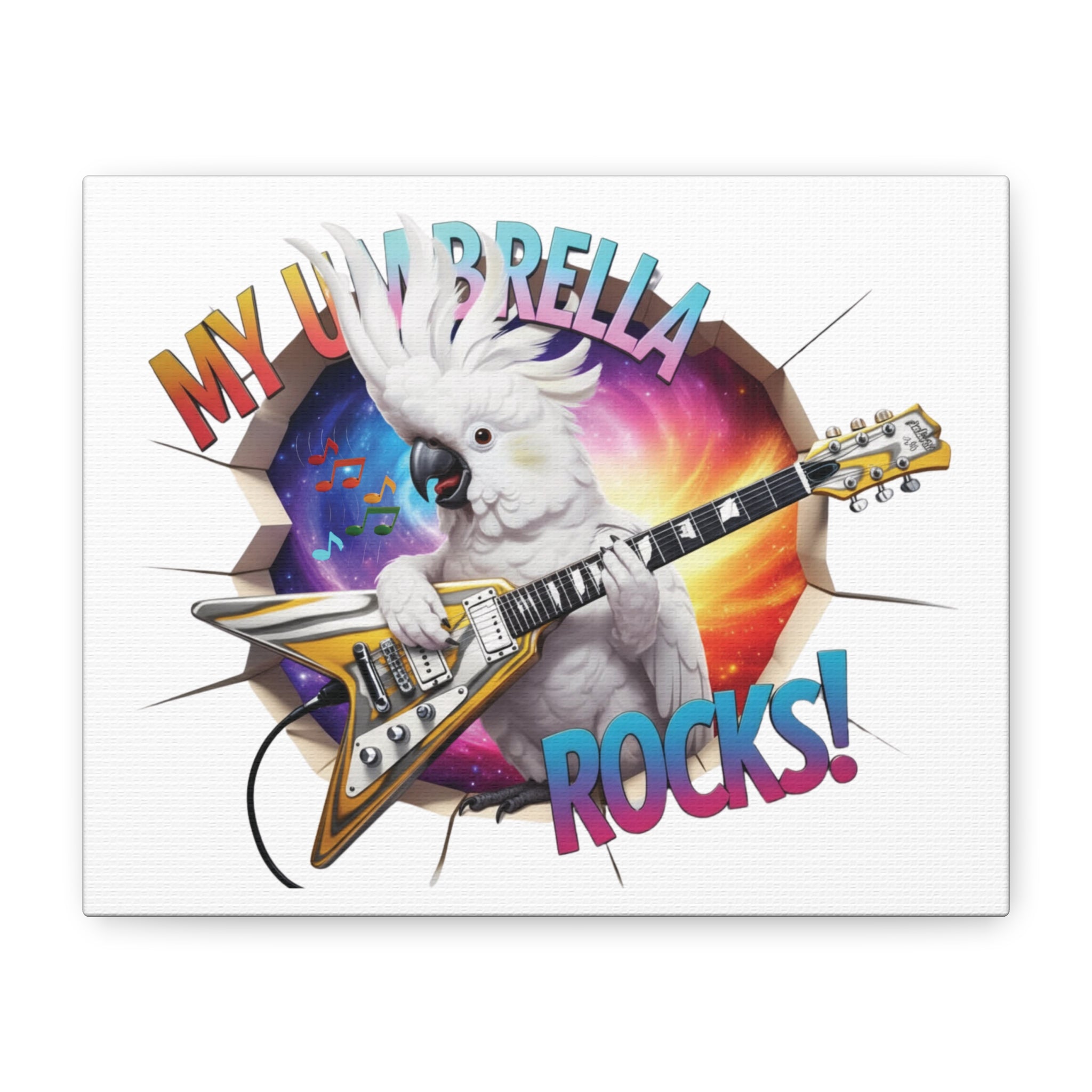 Umbrella Cockatoo Breakthrough Wall-Hanging