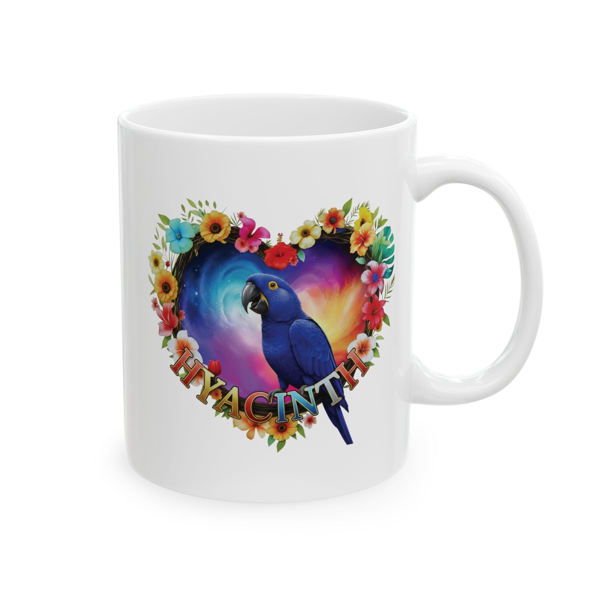 Rainbow Hyacinth Parrot Mug