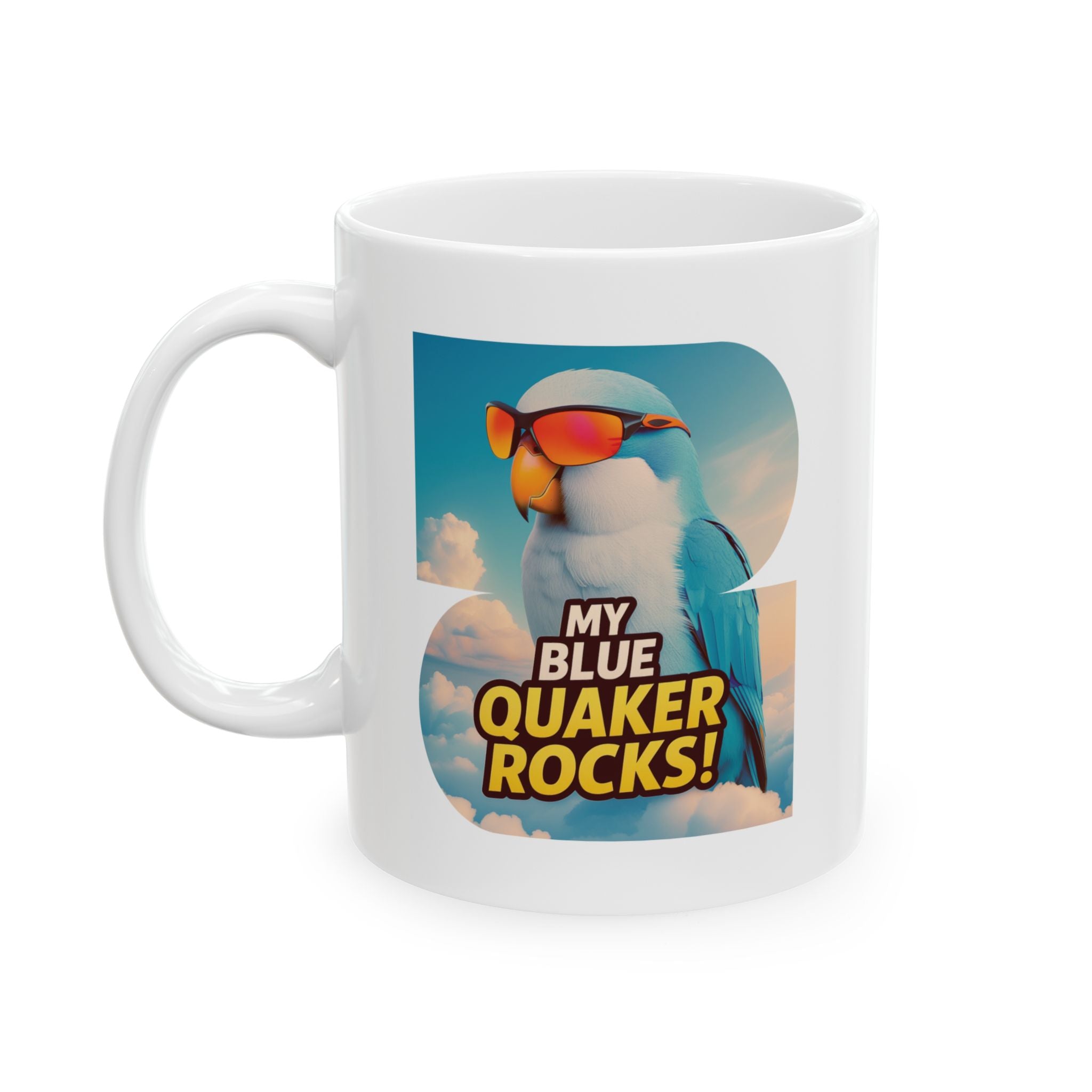 My Blue Quaker Rocks Mug