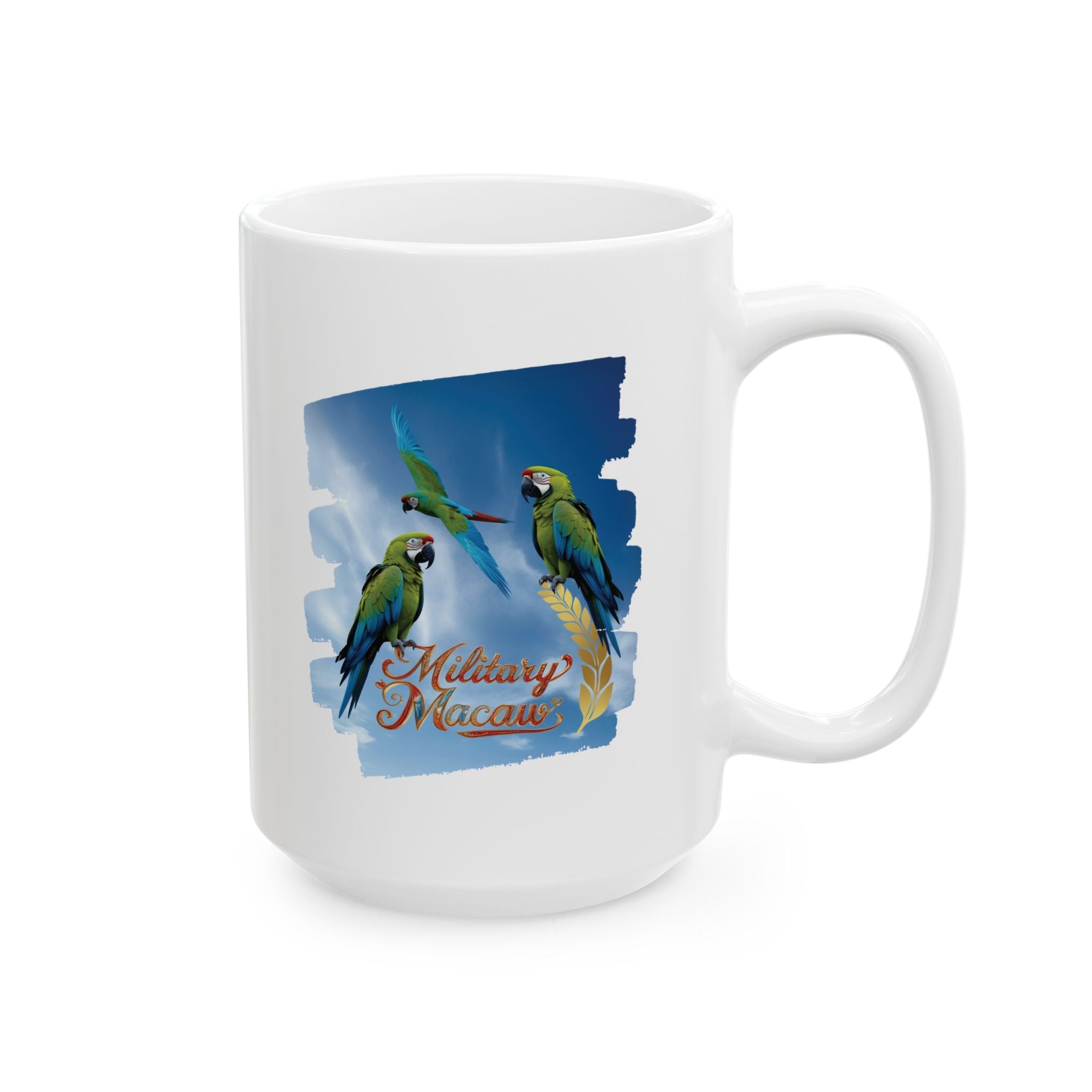 Military Macaw's Flying Mug