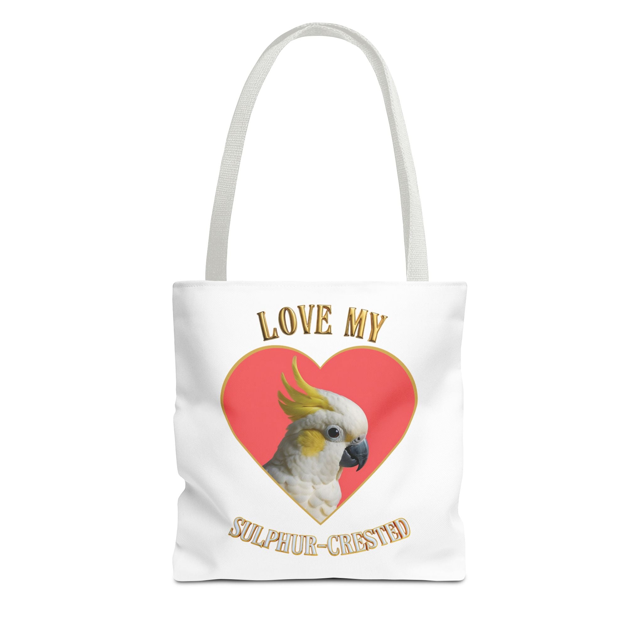 Love My Sulphur-Crested Heart Tote Bag