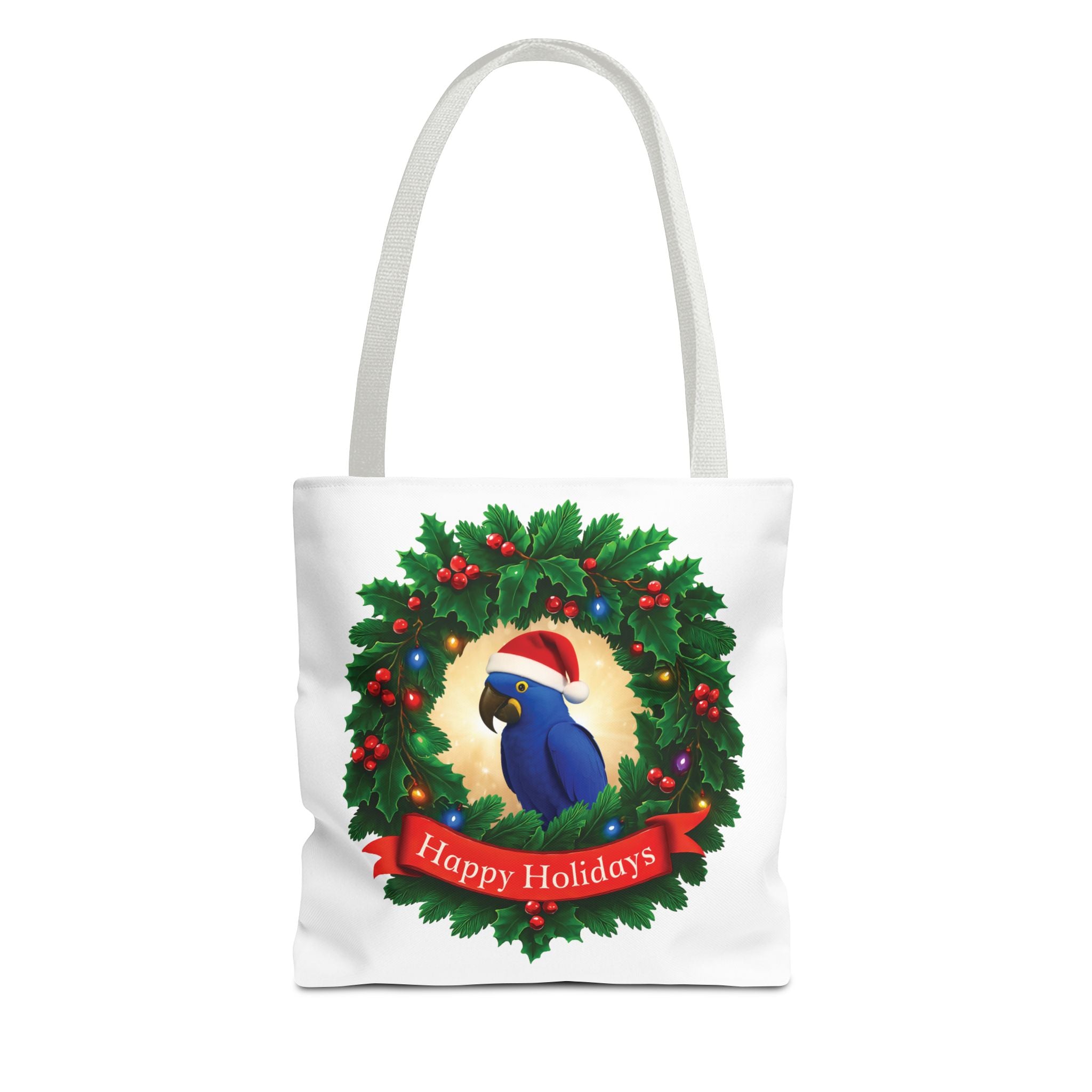 Happy Holidays Hyacinth Tote Bag