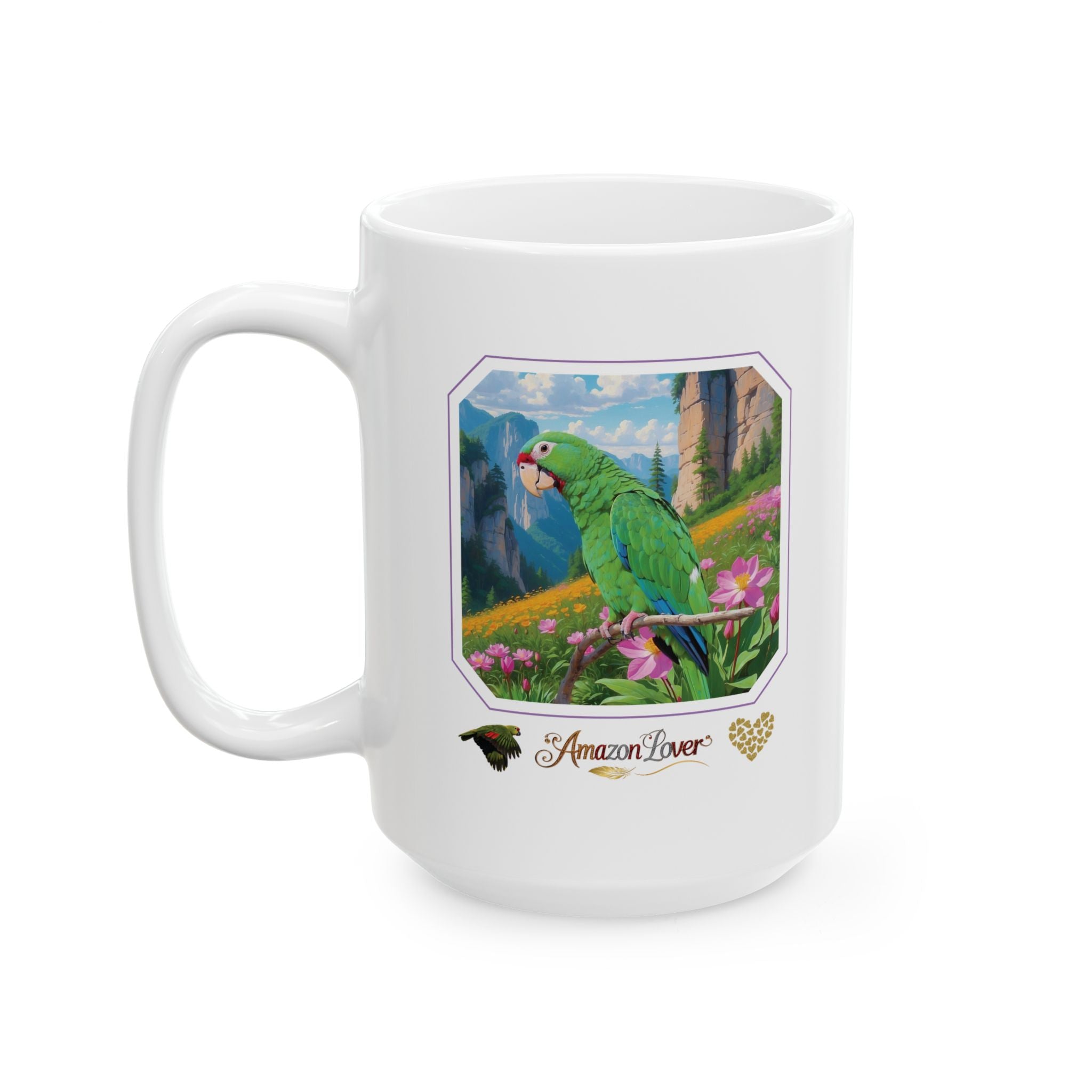 Amazon Lover Floral Scenic Mug