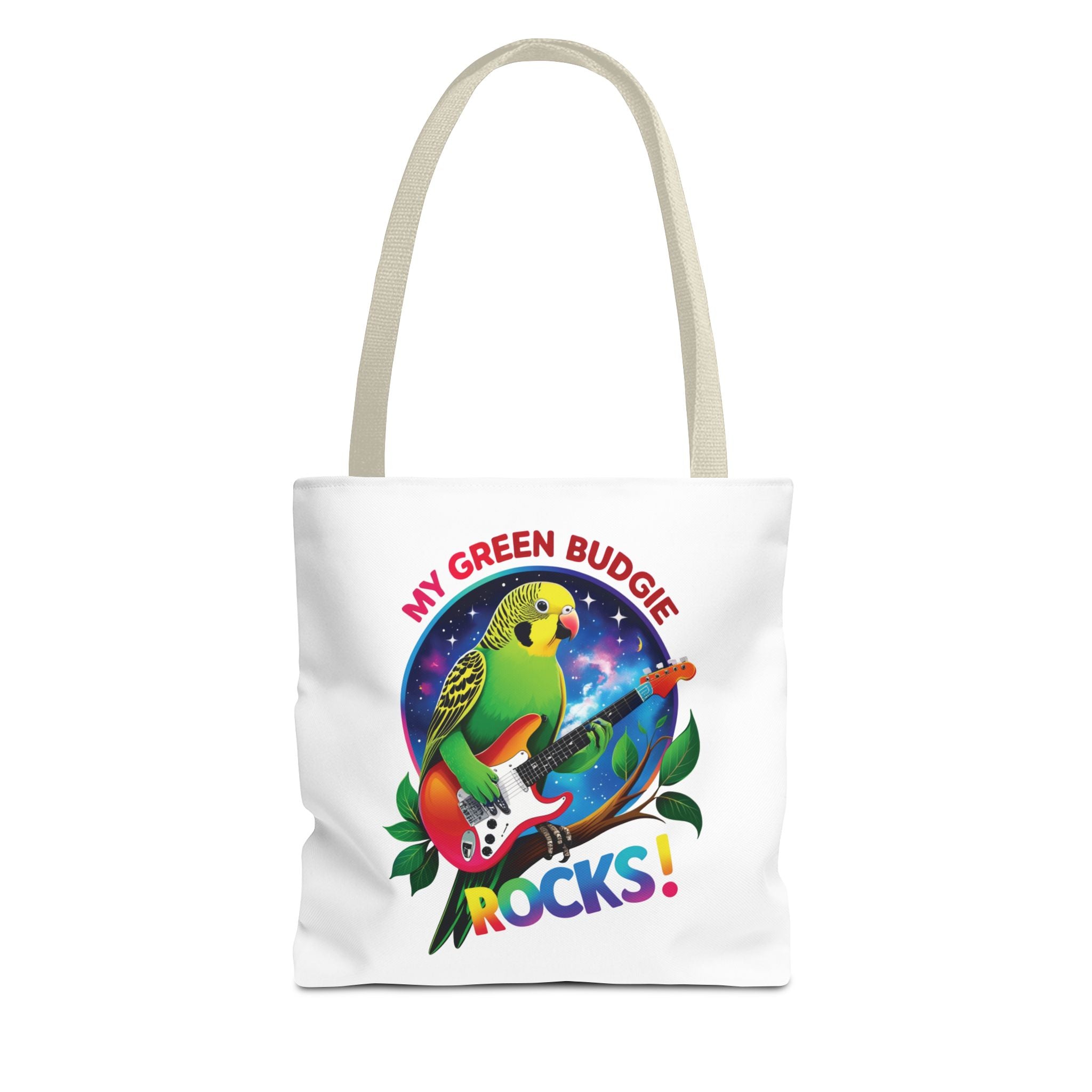 My Green Budgie Rocks Tote Bag