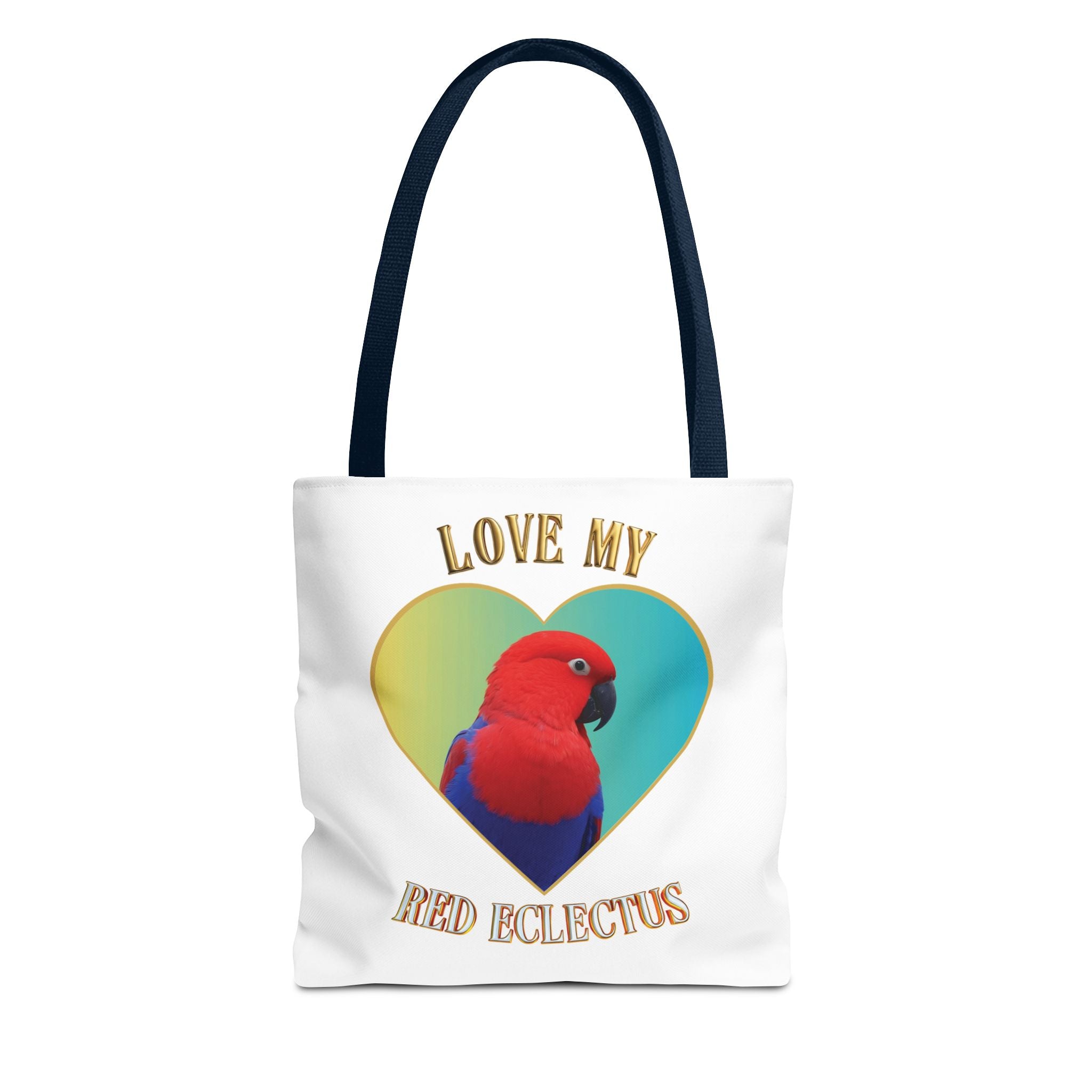 Red Eclectus Tote Bag
