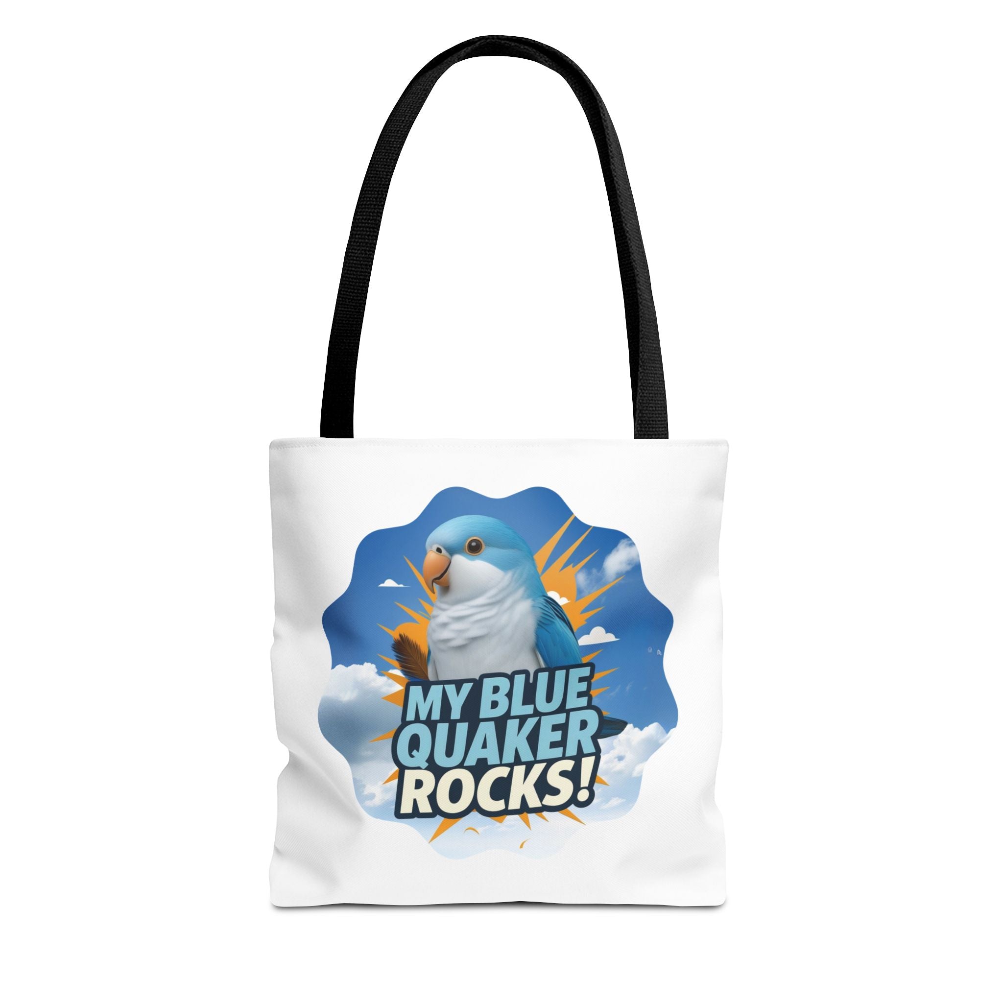 Blue Quaker Tote Bag