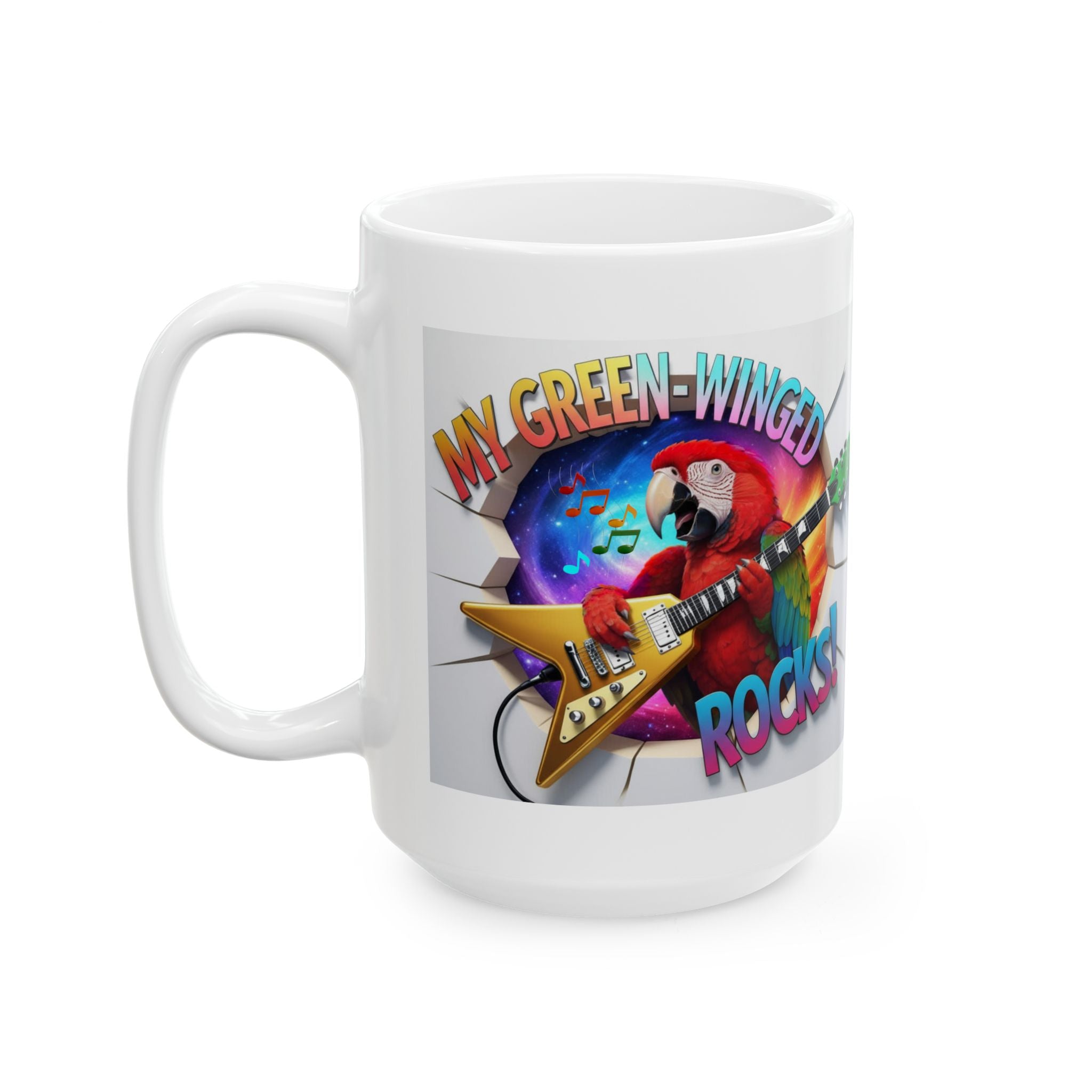 My Green Winged Rocks Mug