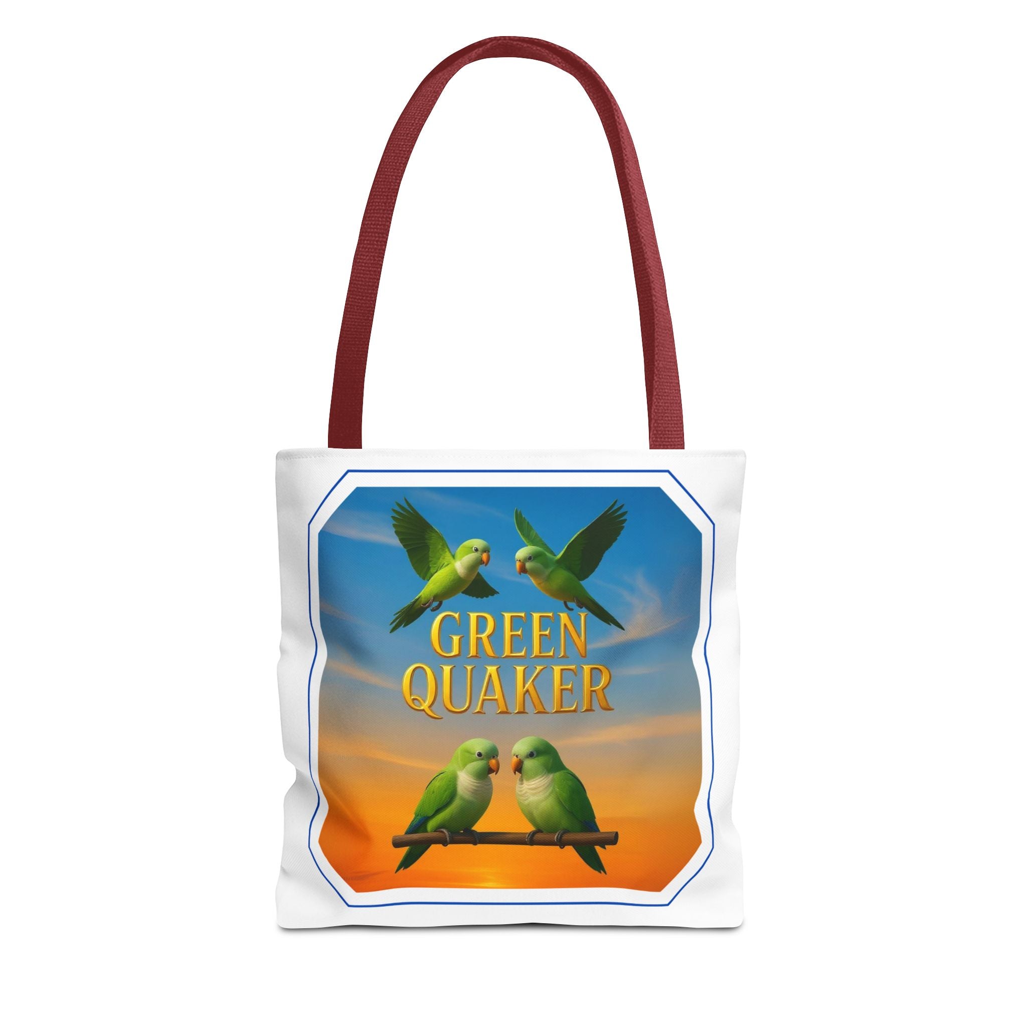 Green Quaker Flying Tote Bag