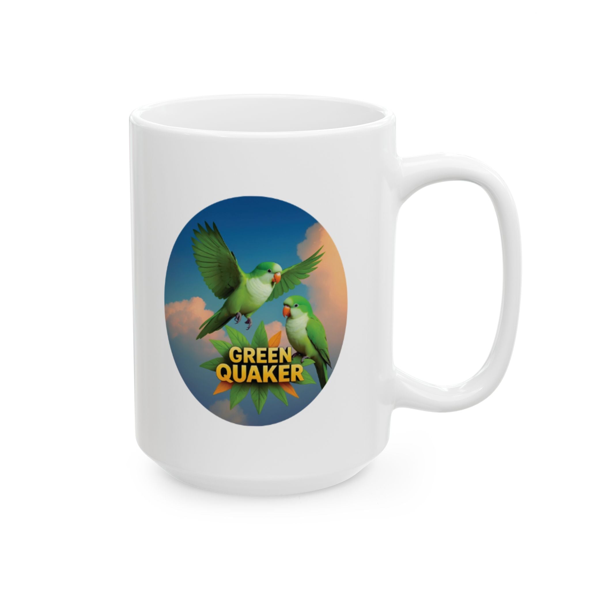 Green Quaker Flying Mug