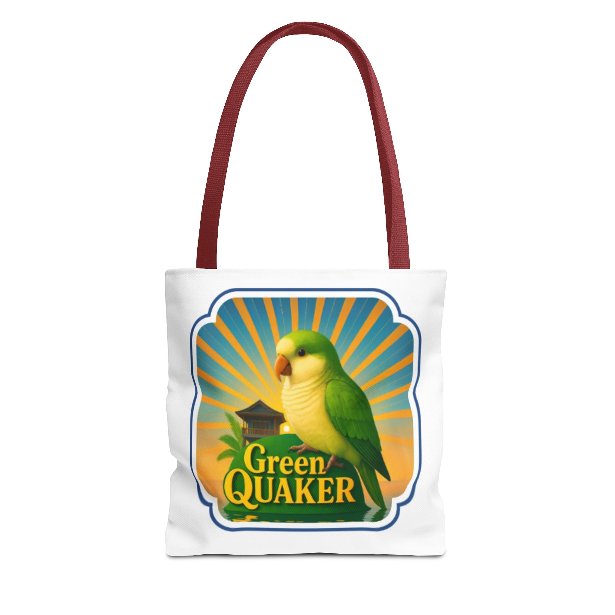 Green Quaker Sunburst Tote Bag