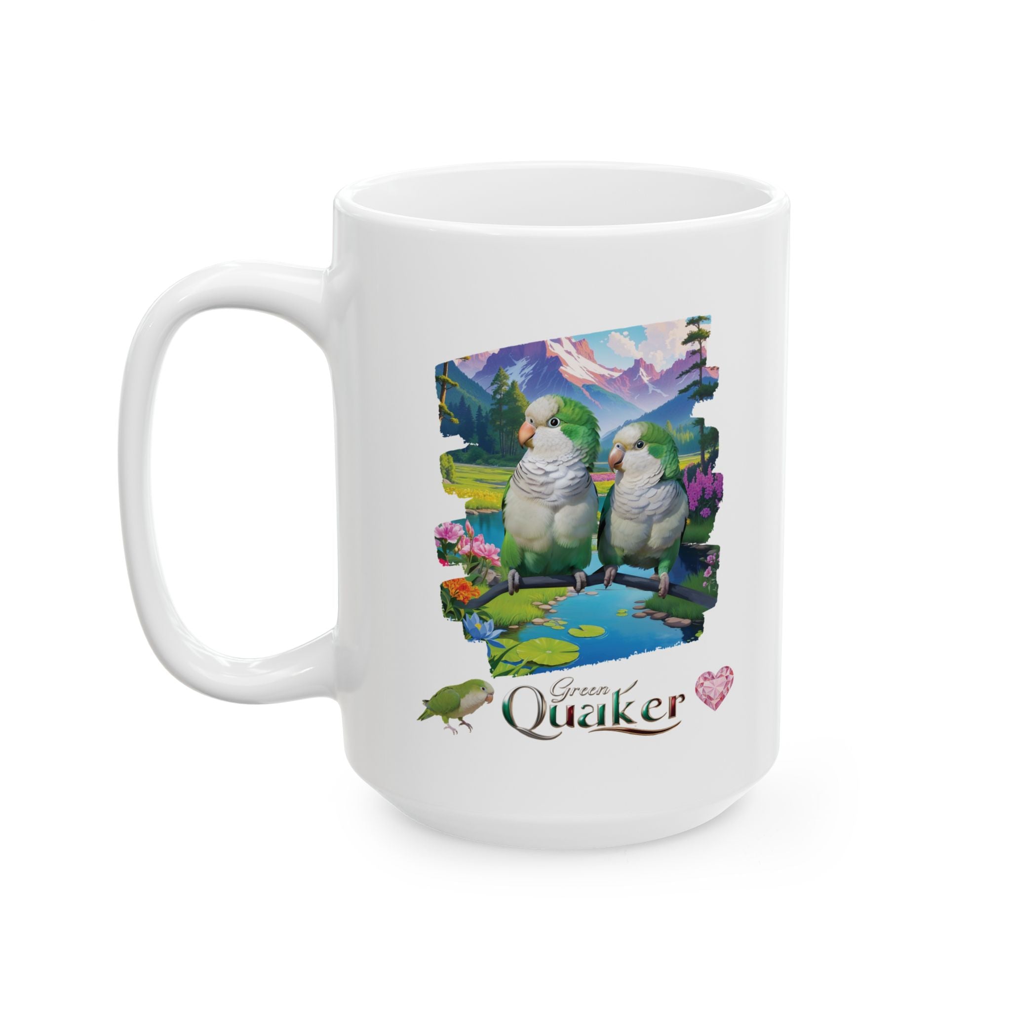Green Quaker Nature Mug