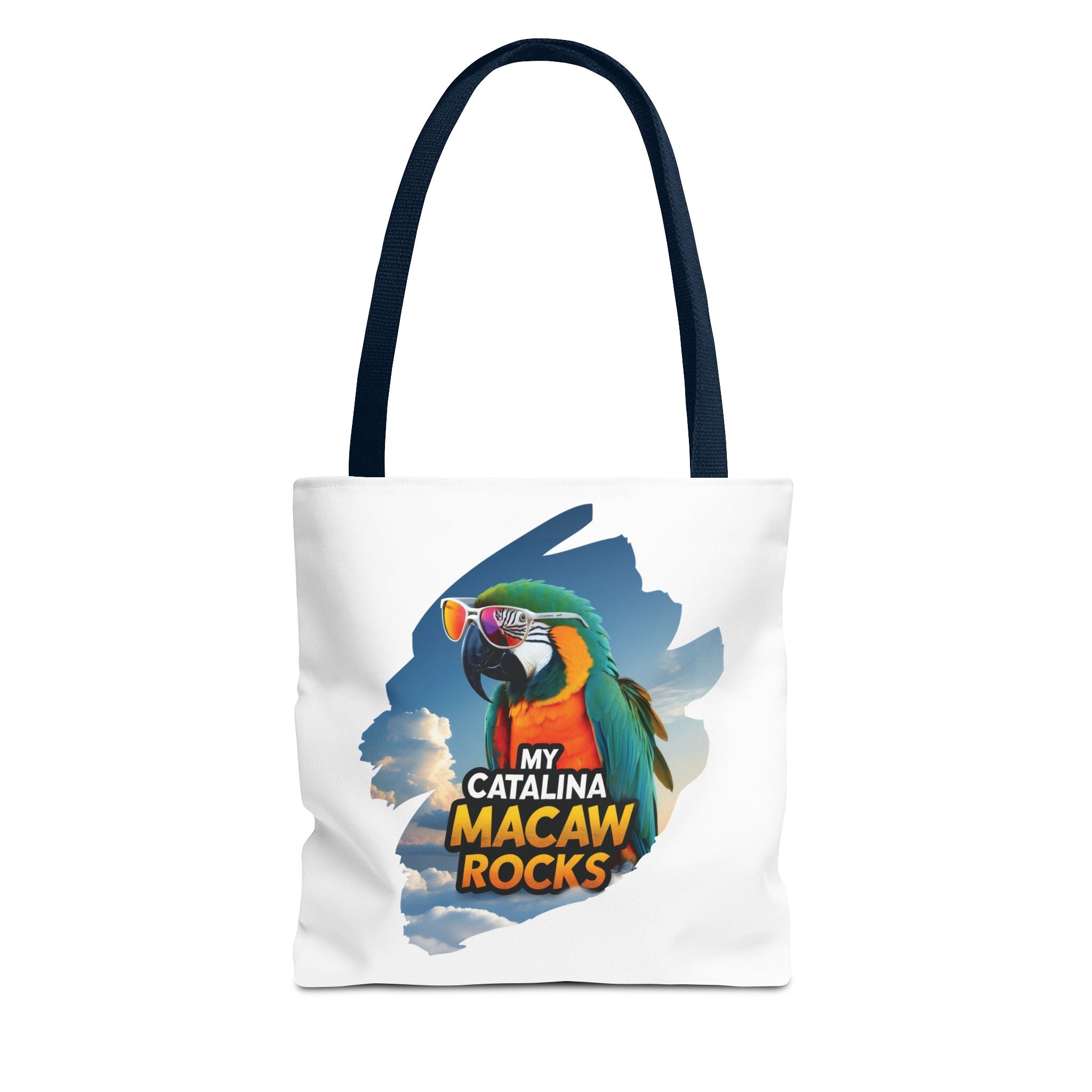 Catalina Macaw Rocks Tote Bag