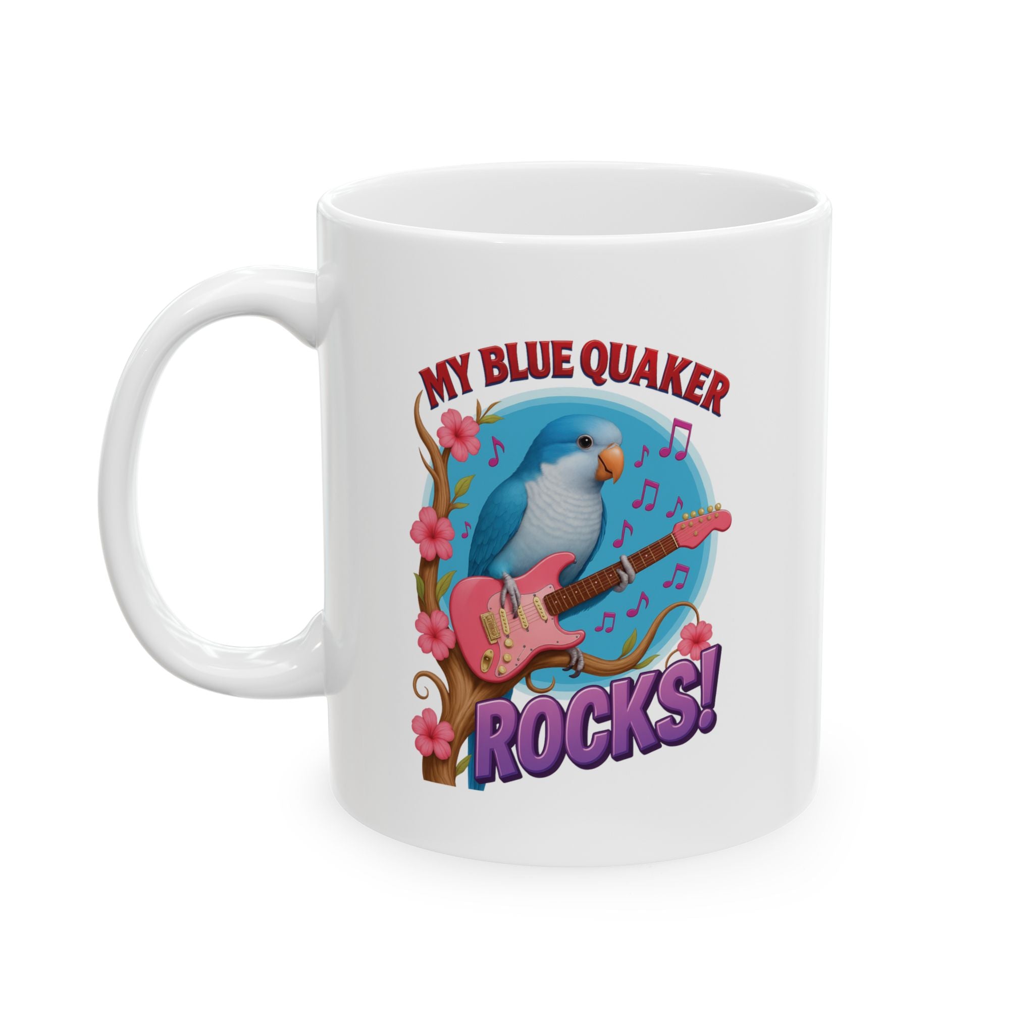 My Blue Quaker Rocks Music Mug