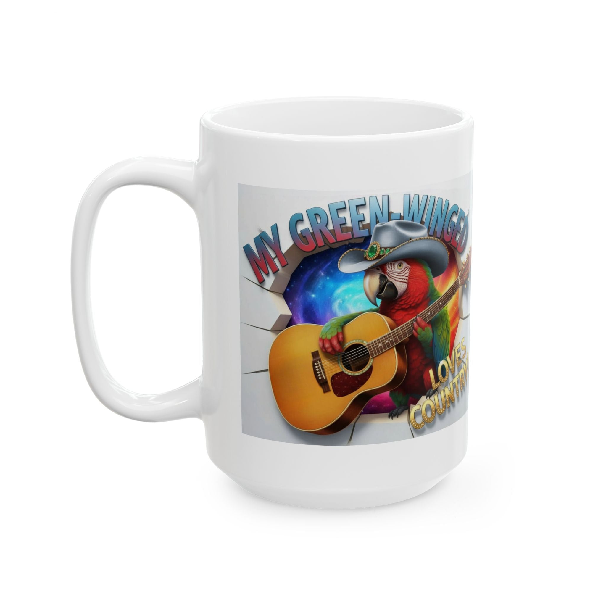 My Green Winged Loves Country Mug