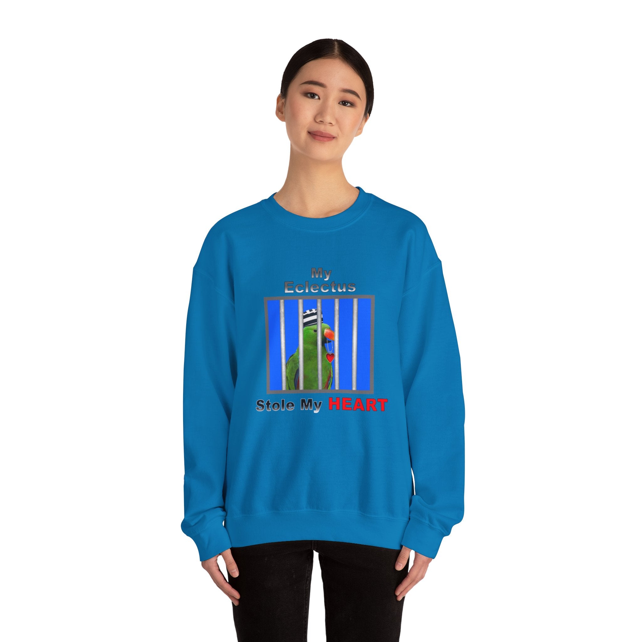 My Green Electus Stole My Heart Sweatshirt
