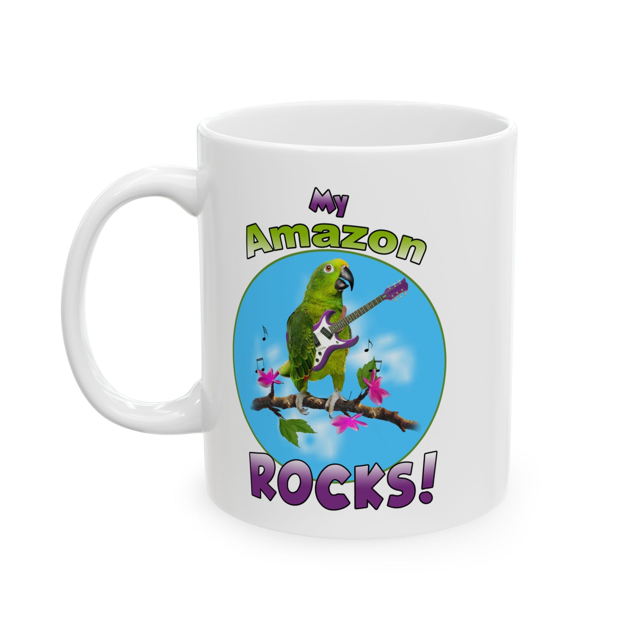 My Amazon Rocks Guitar Mug