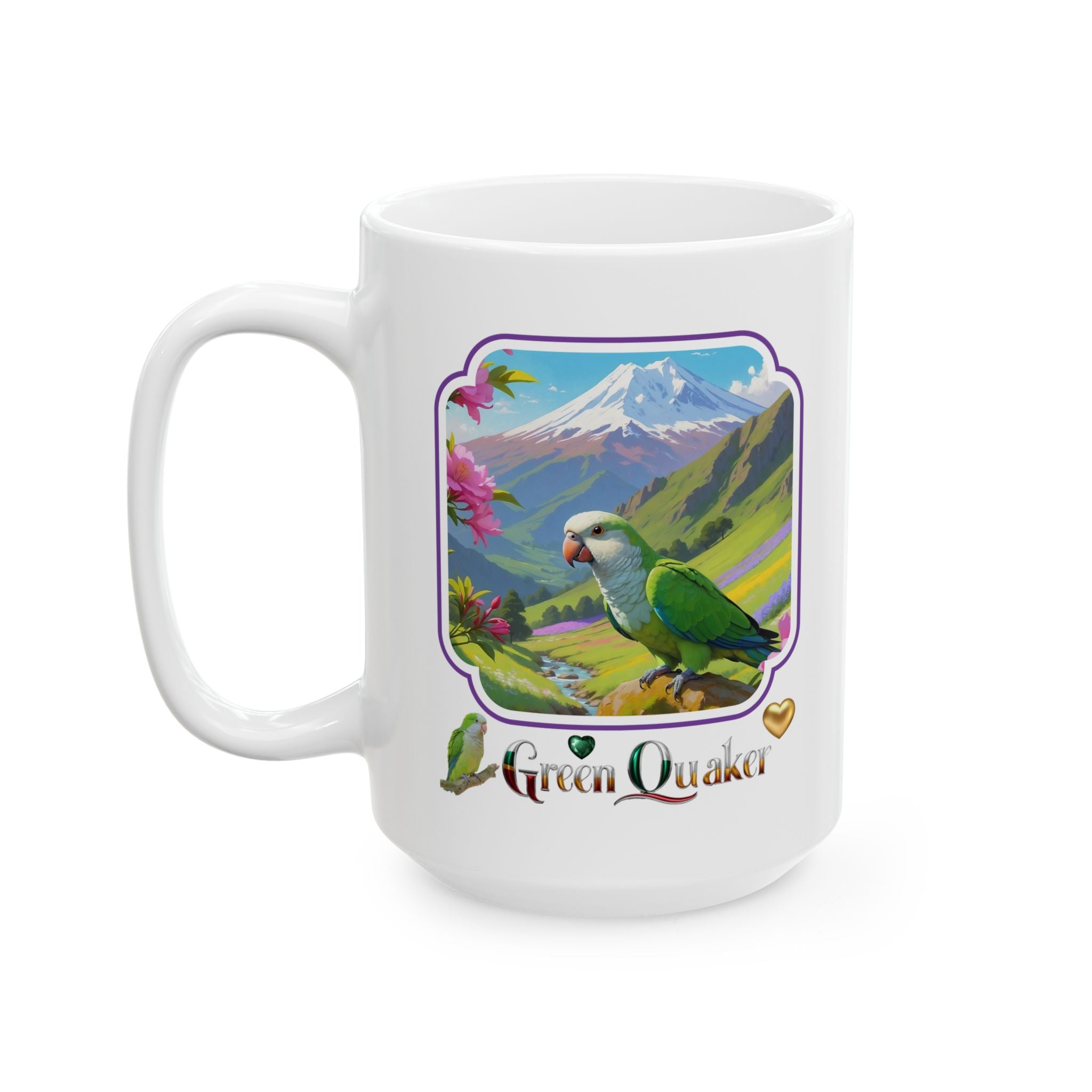 Green Quaker Mountain Mug