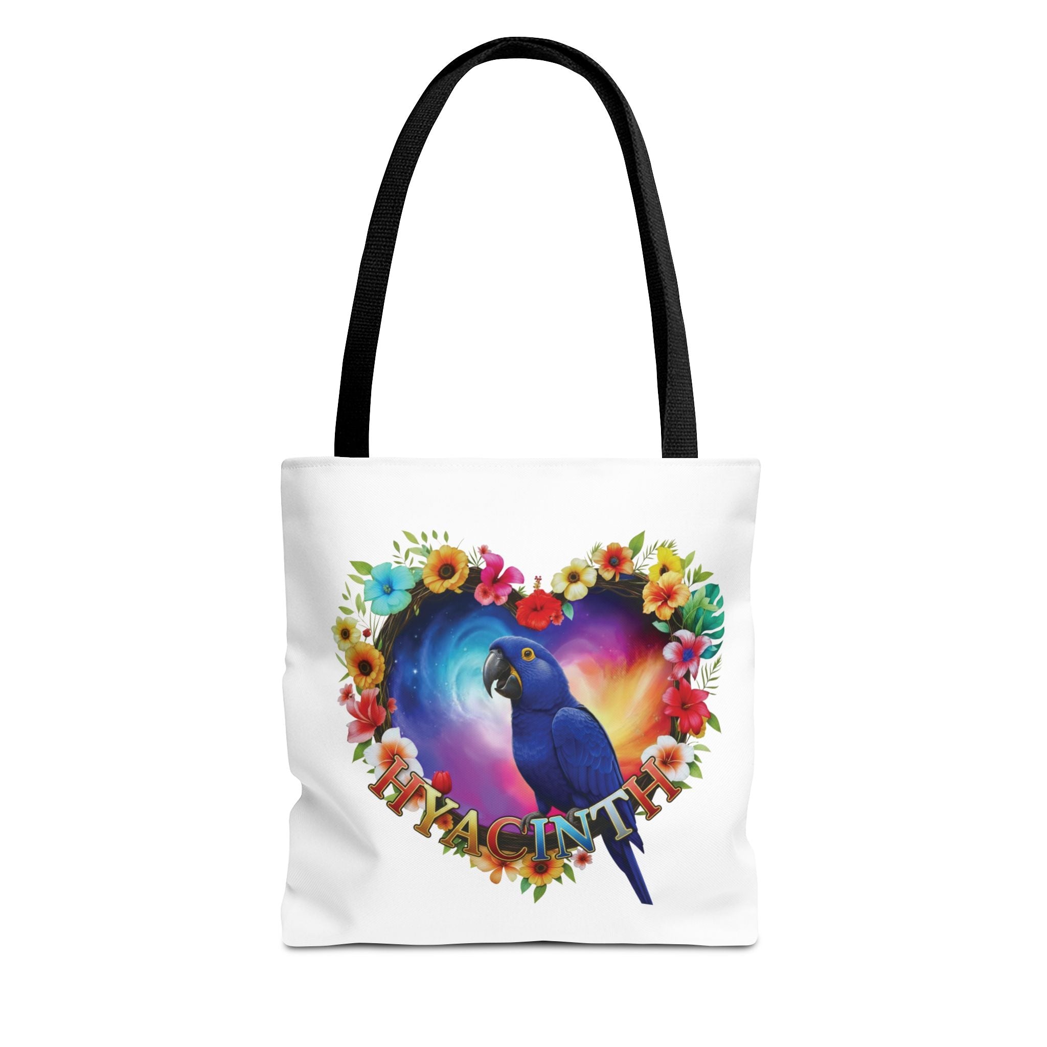 Hyacinth Parrot Floral Tote Bag