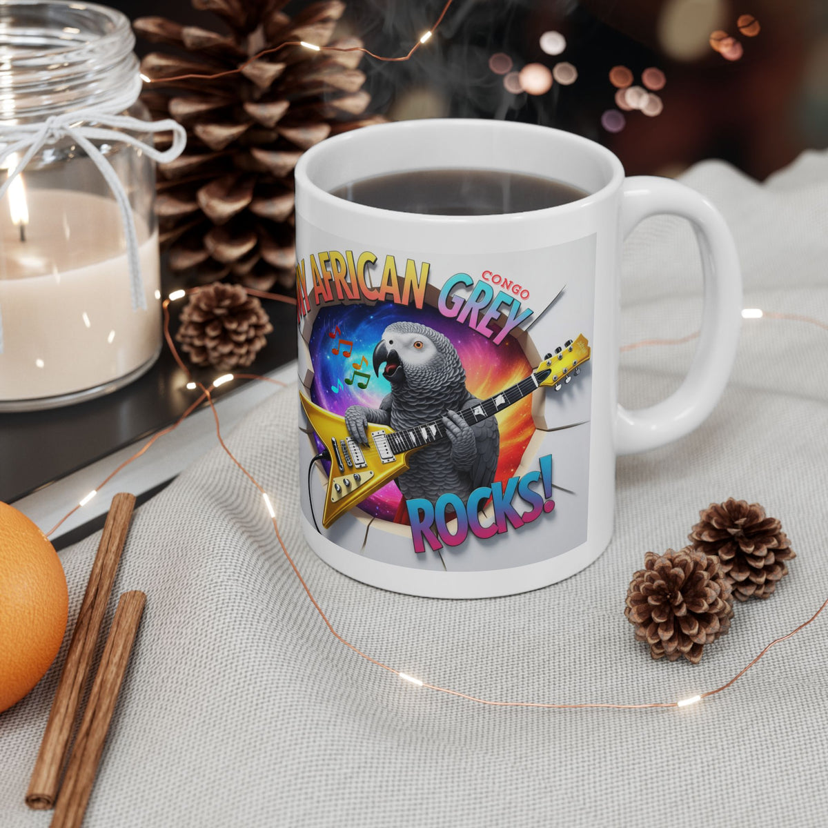 My African Grey Congo Rocks Mug