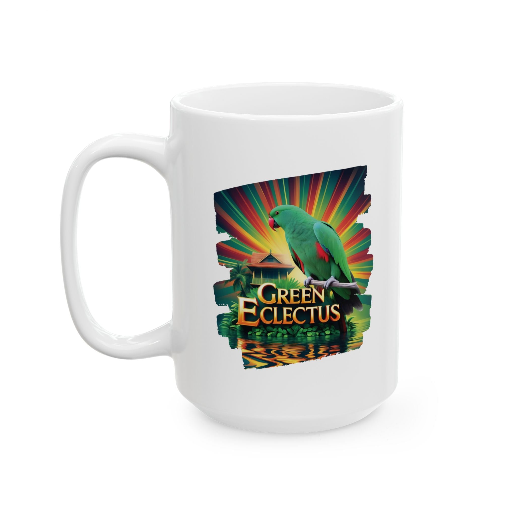 Green Eclectus Mug
