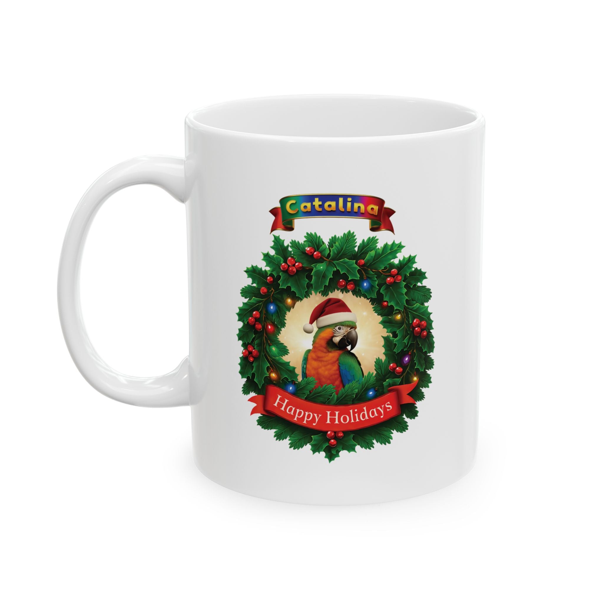 Christmas Happy Holidays Catalina Mug