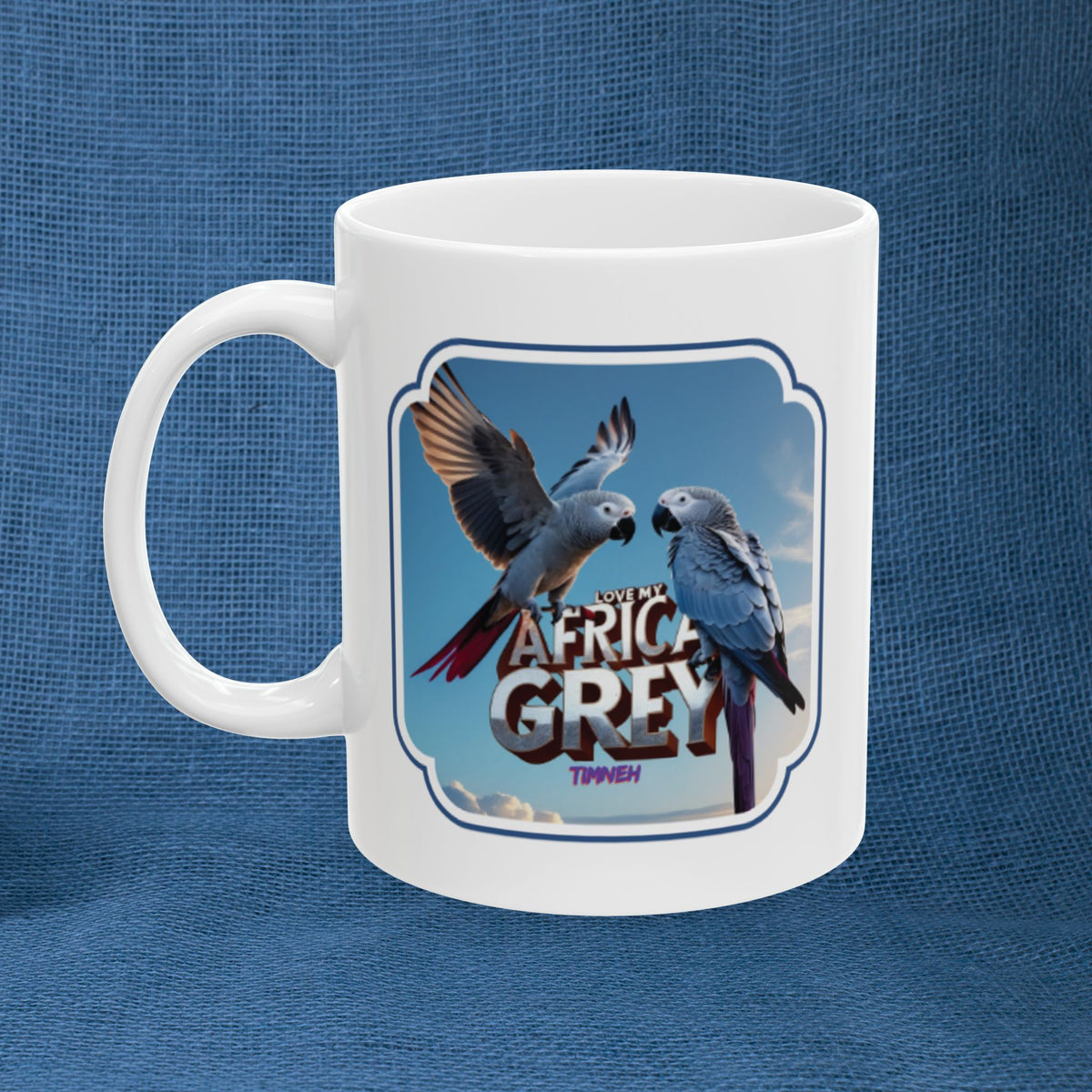 Love My African Grey Timneh Mug