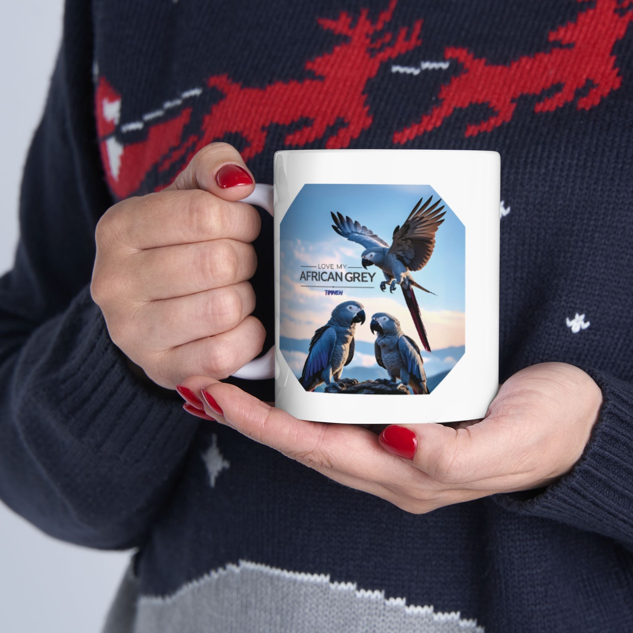 African Grey Timneh Mug