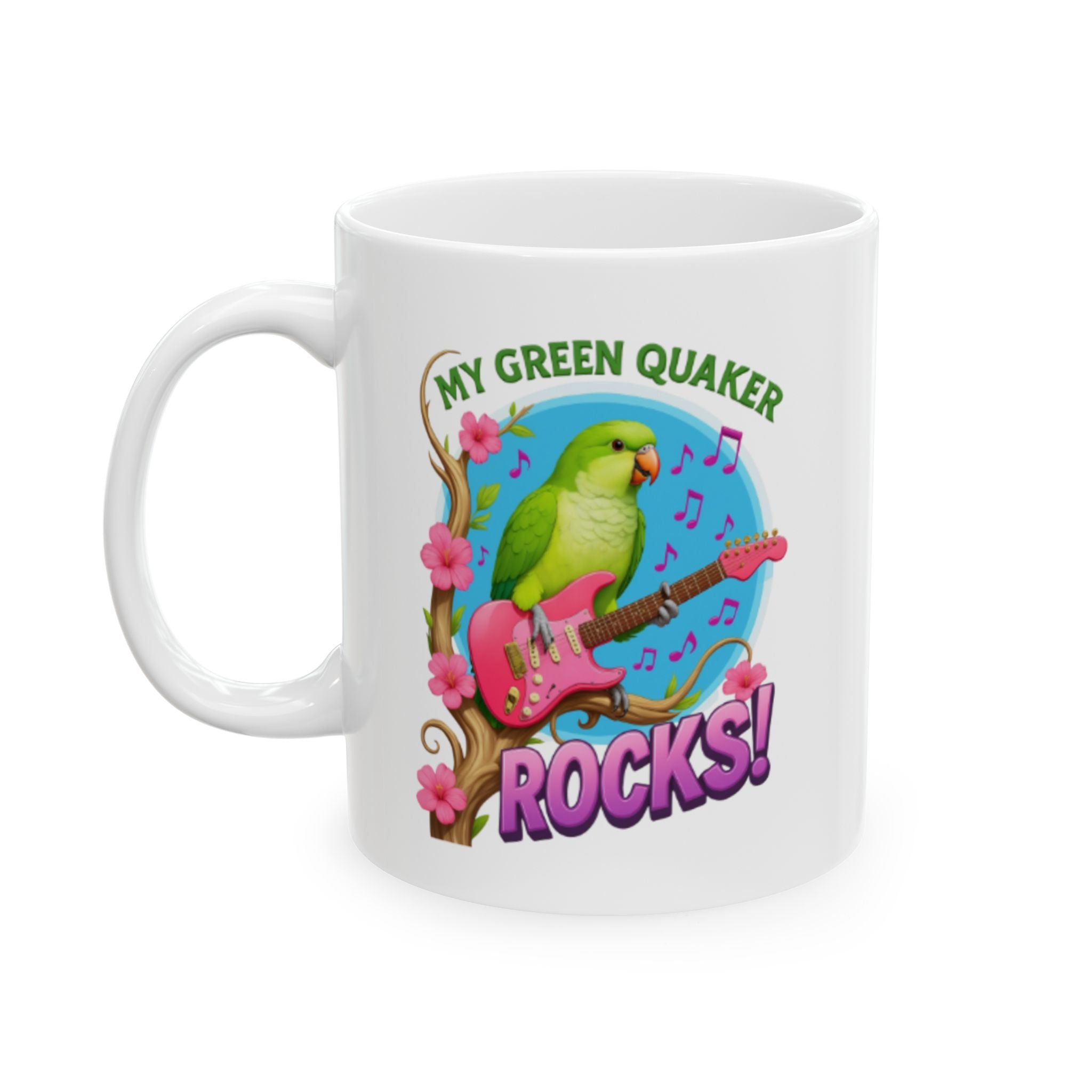 My Green Quaker Rocks Mug