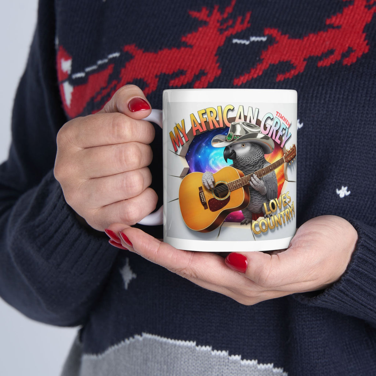My Green Quaker Loves Country Mug