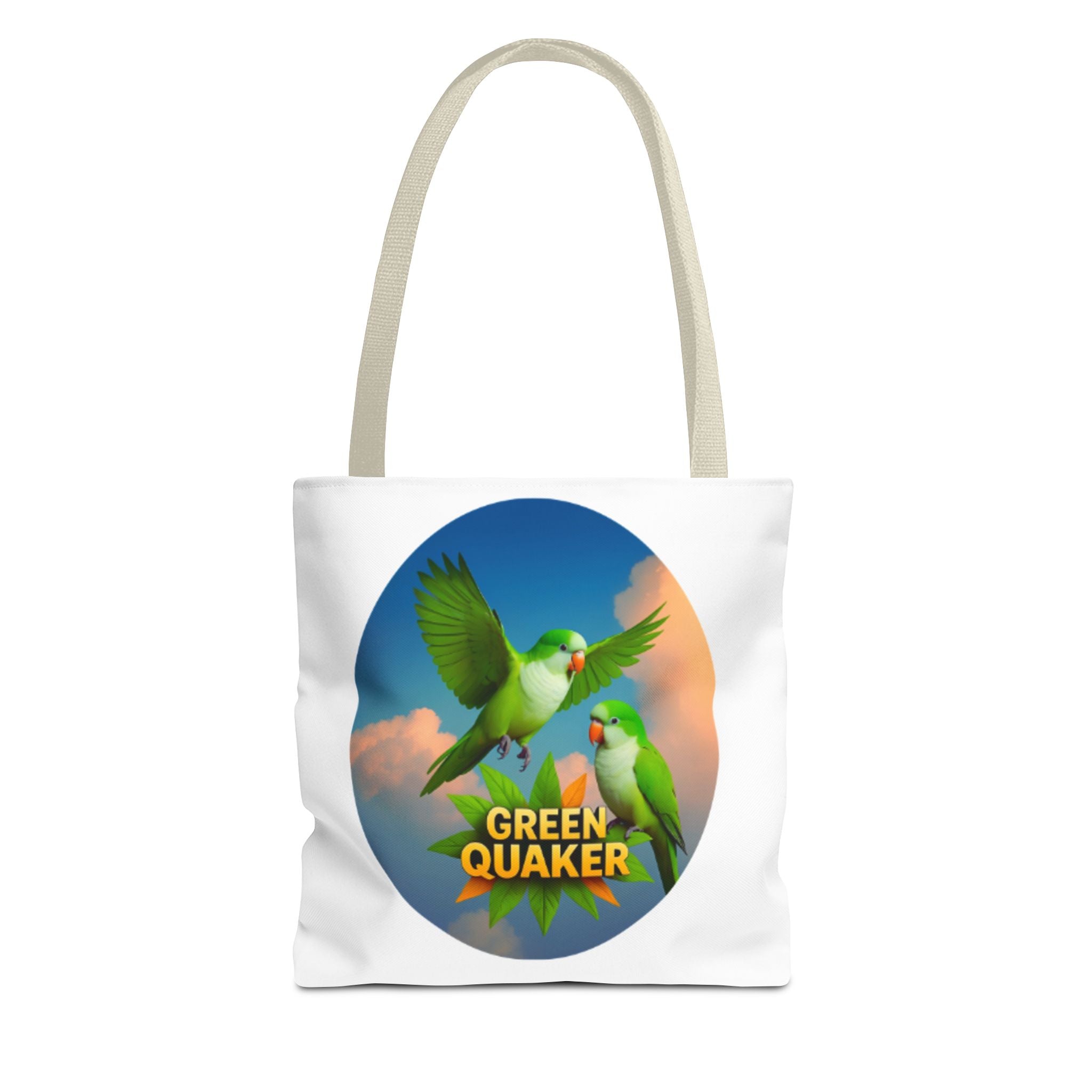 Green Quaker Flying Tote Bag