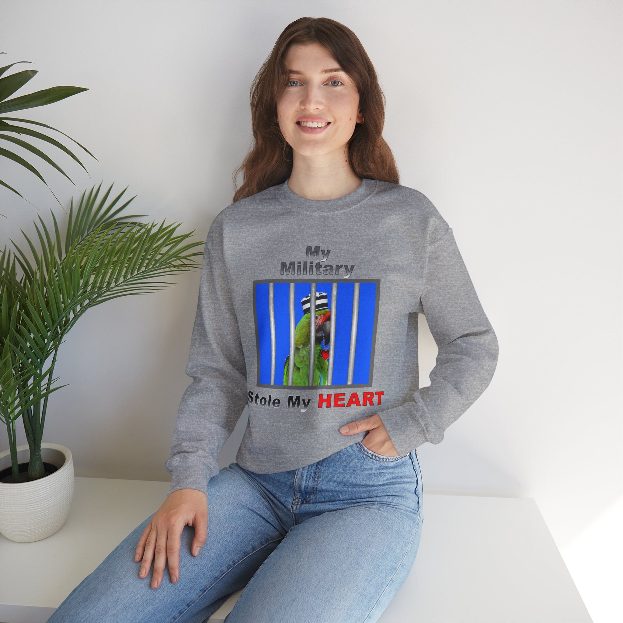 My Military Stole My Heart Sweatshirt