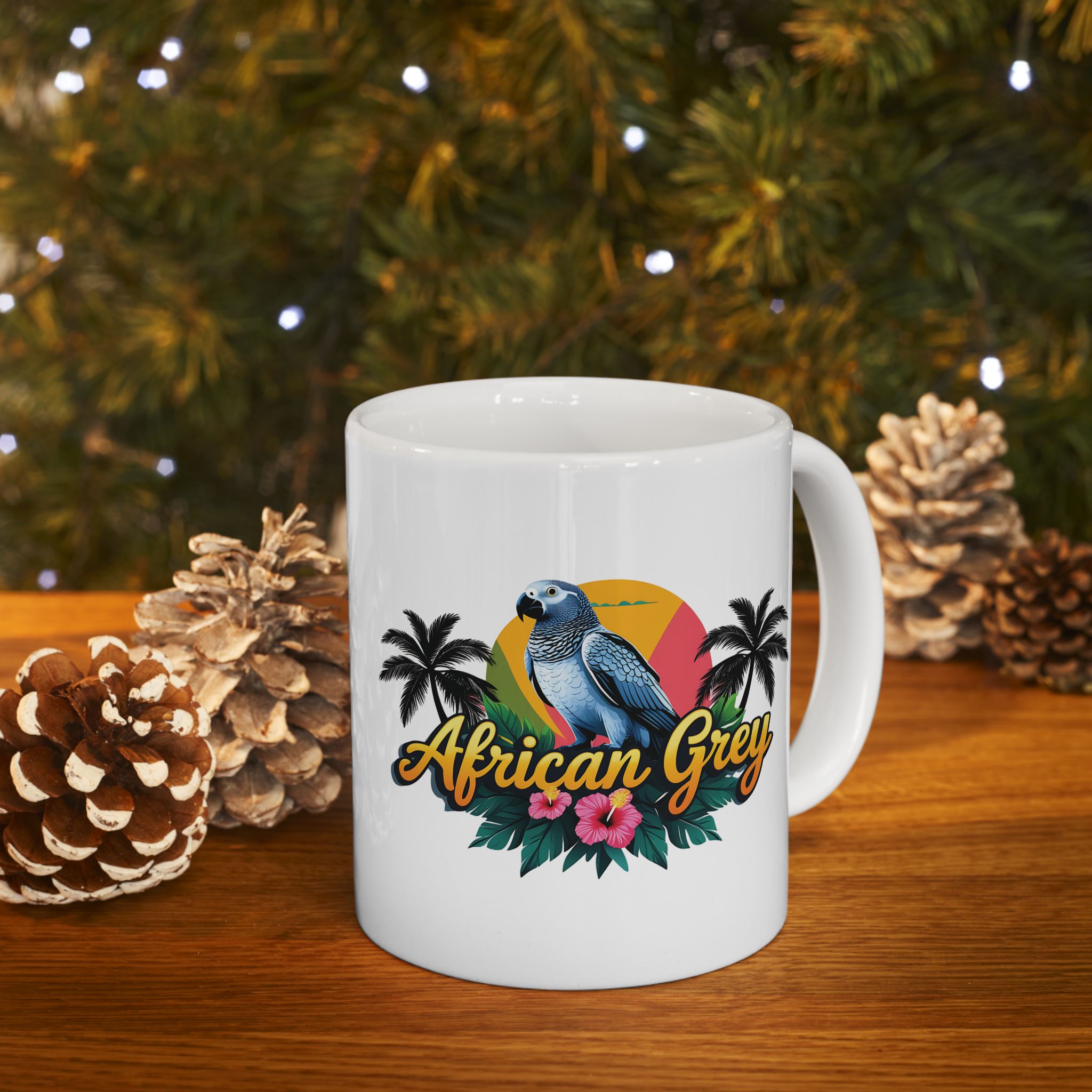 African Grey Congo Mug