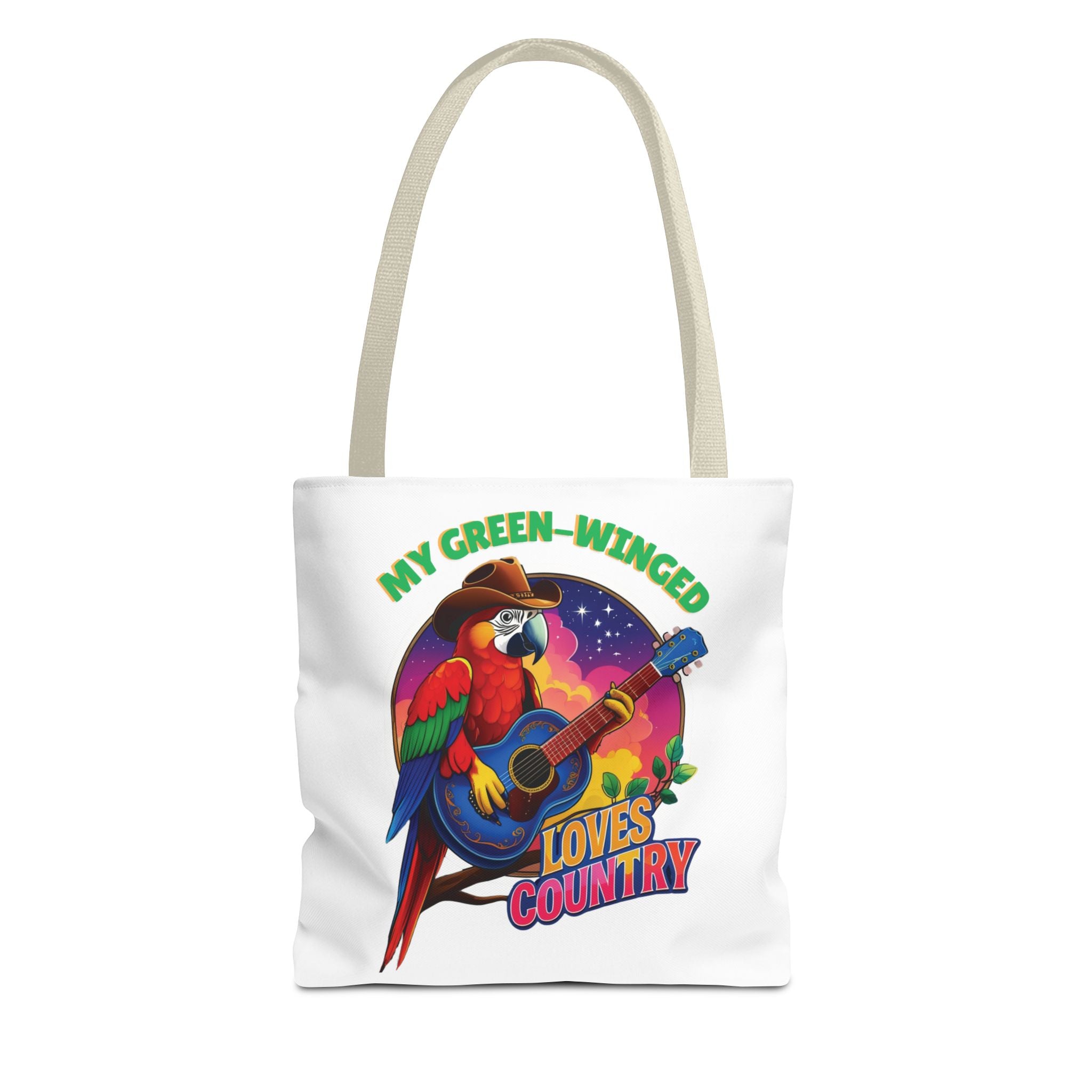 Green Winged Loves Country Tote Bag