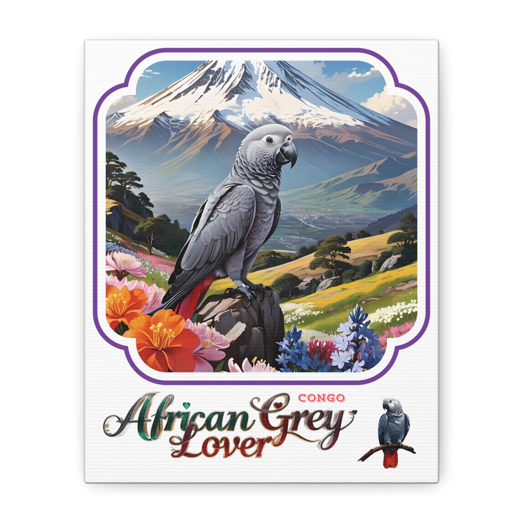 Africa Grey Congo Lover Wall-Hanging