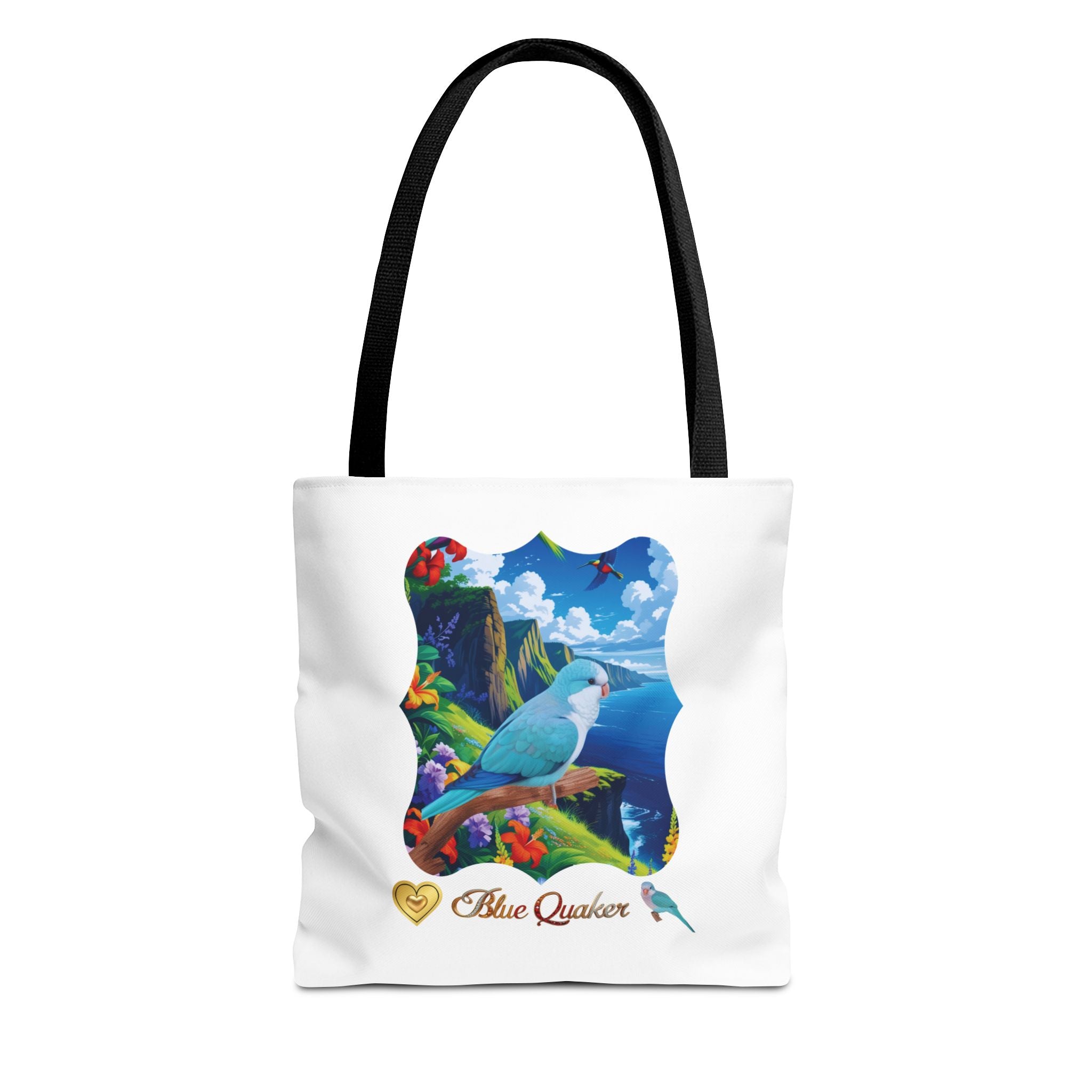 Blue Quaker Tote Bag