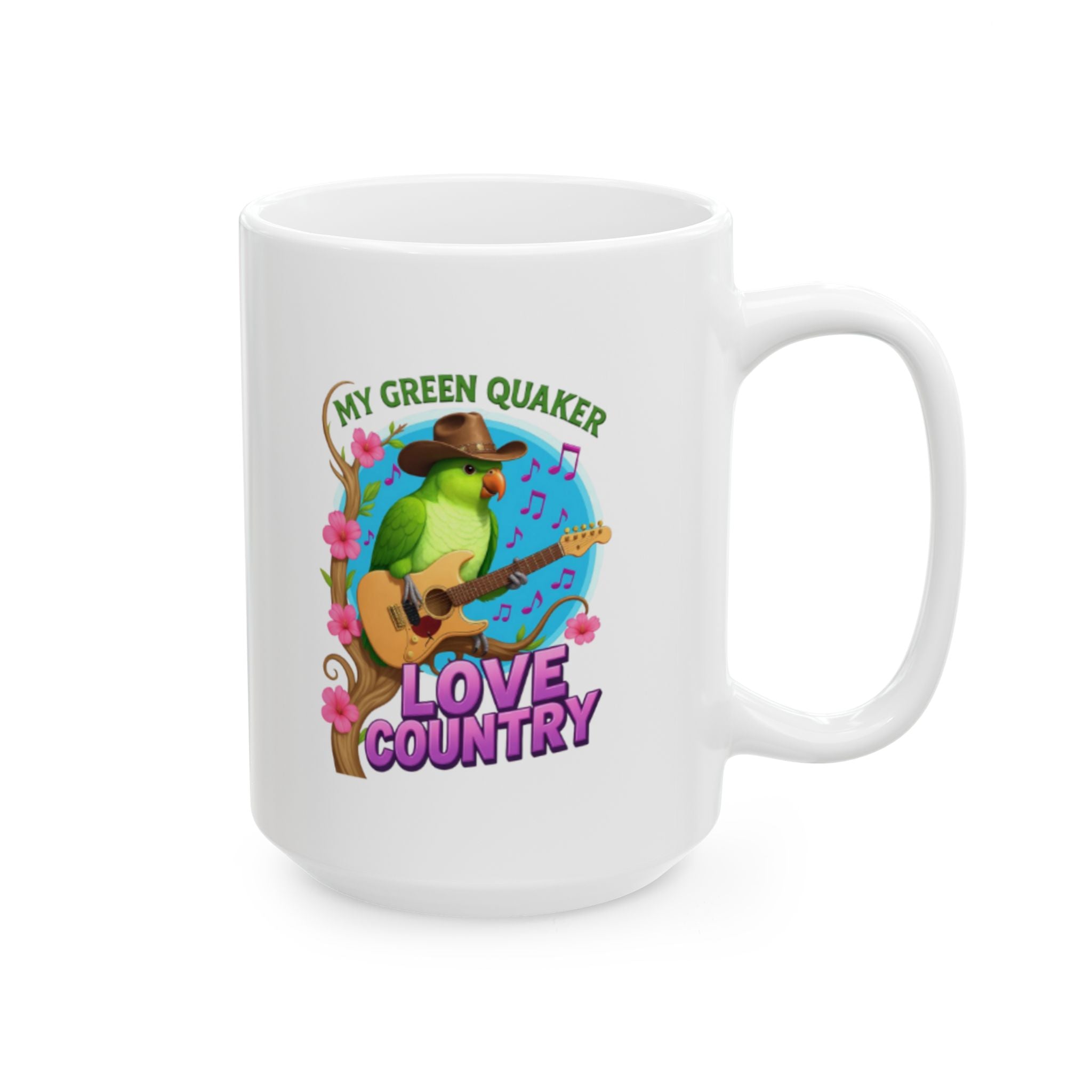 Green Quaker Love Country Mug